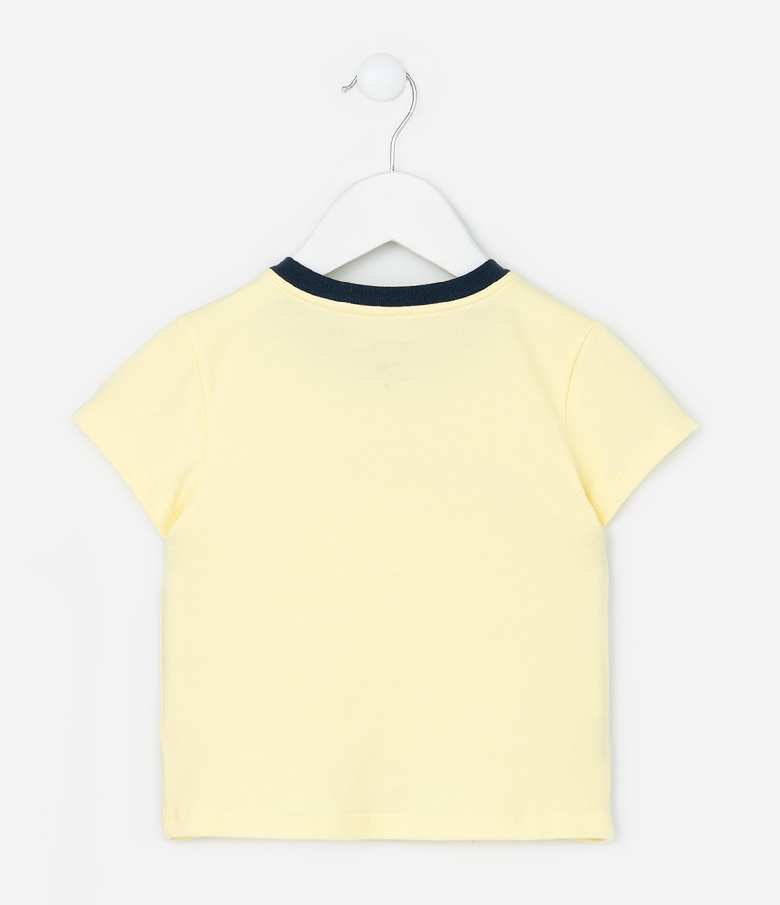 Conjunto Infantil com Margaridas Los Angeles - Tam 1 a 6 Anos Amarelo/Azul 3