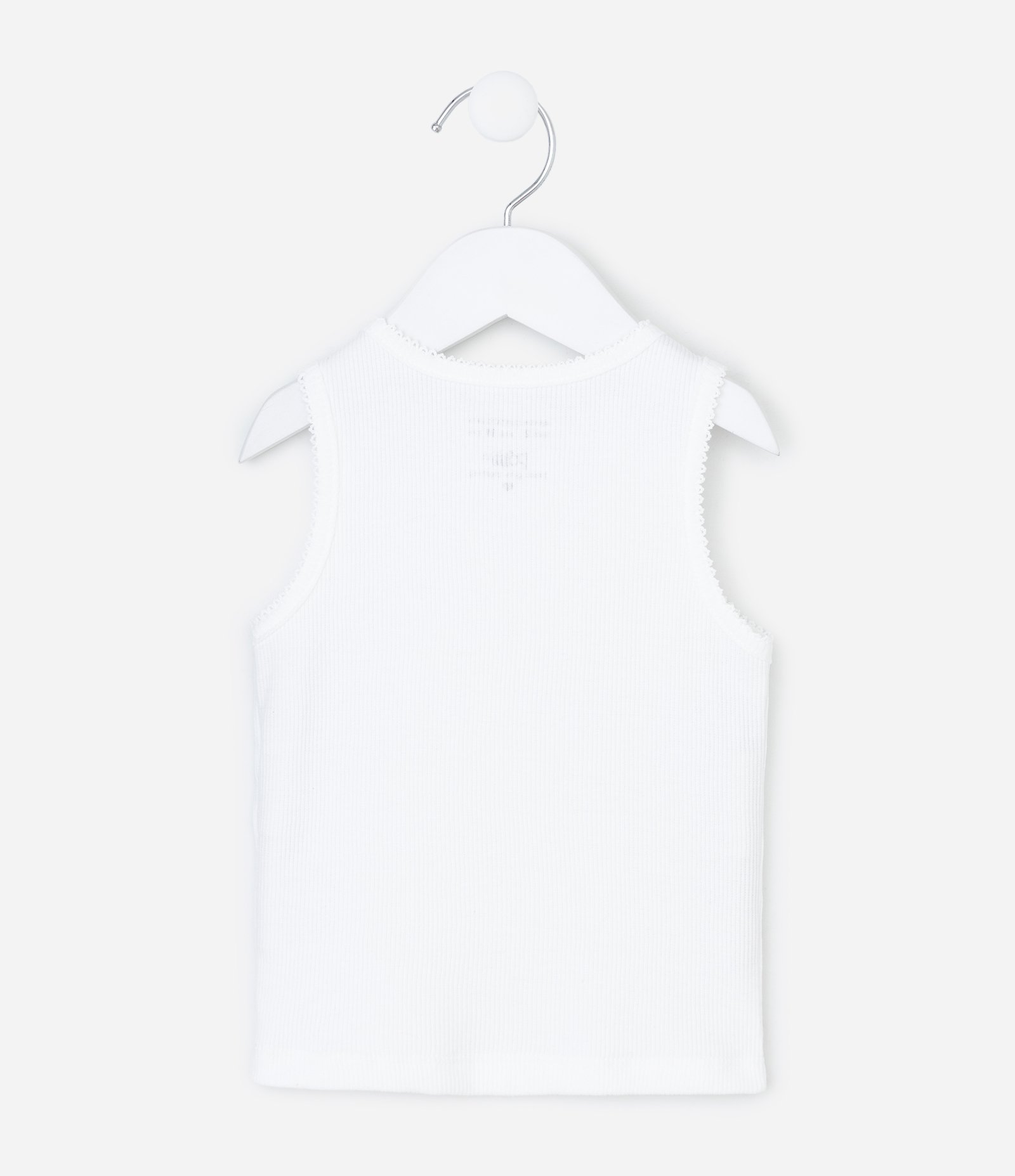 Regata Infantil em Ribana com Picueta nas Cavas - Tam 1 a 6 Anos Branco 2