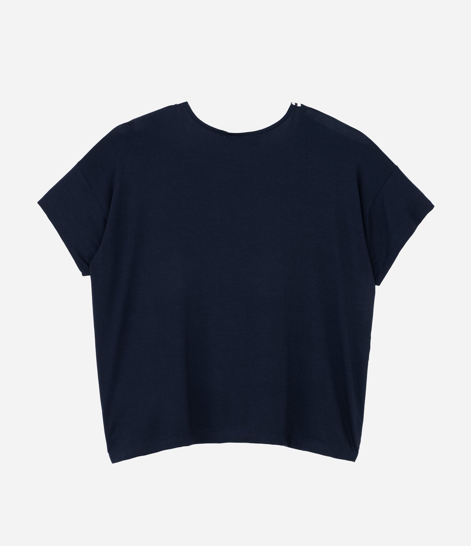 Blusa Alongada em Viscolycra Curve & Plus Size Azul 2