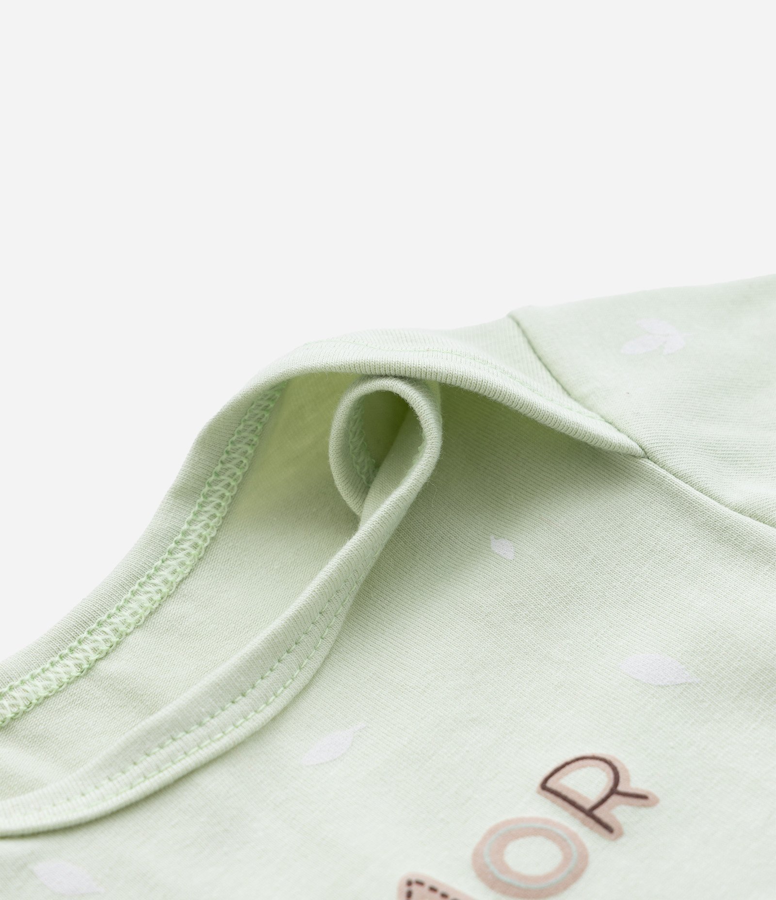 Body Infantil com Lettering Amor da Dinda - Tam RN a 18 meses Verde 5