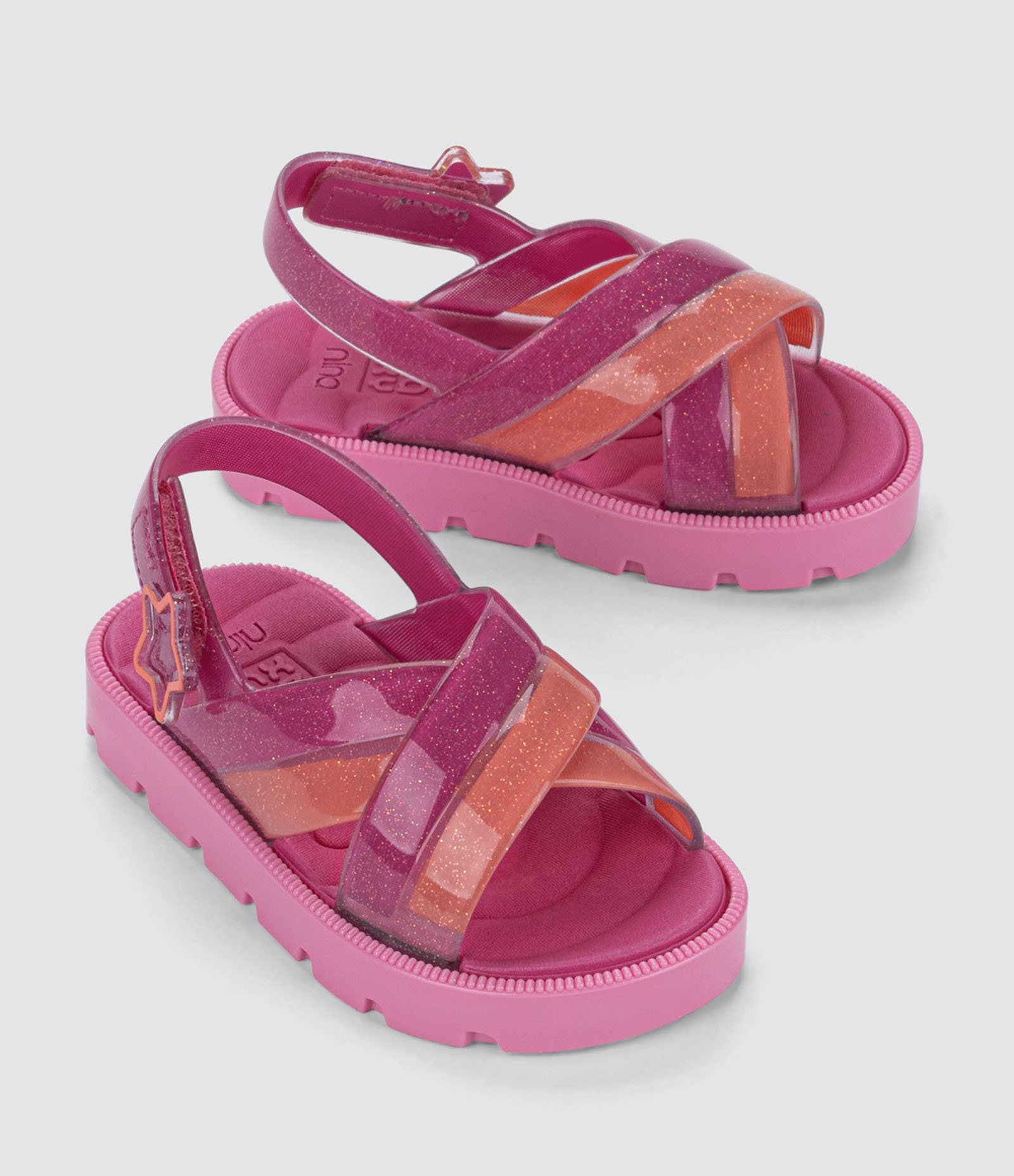 Sandália Infantil com Tiras em X Zaxy Nina - Tam 17 ao 27 Rosa Pink 1