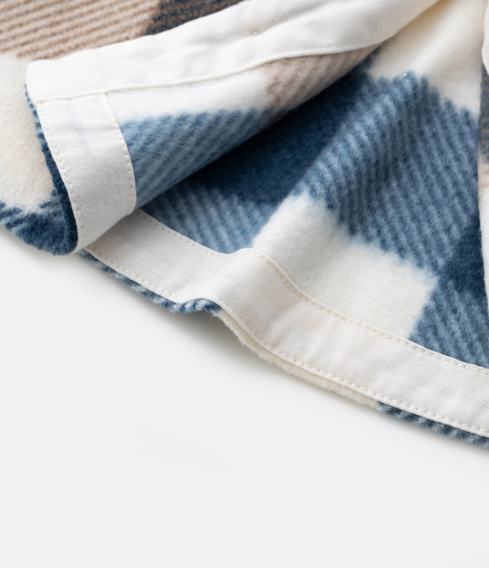 Camisa Infantil em Fleece com Estampa Xadrez – Tam 1 a 5/6 Anos Azul/Marrom 4