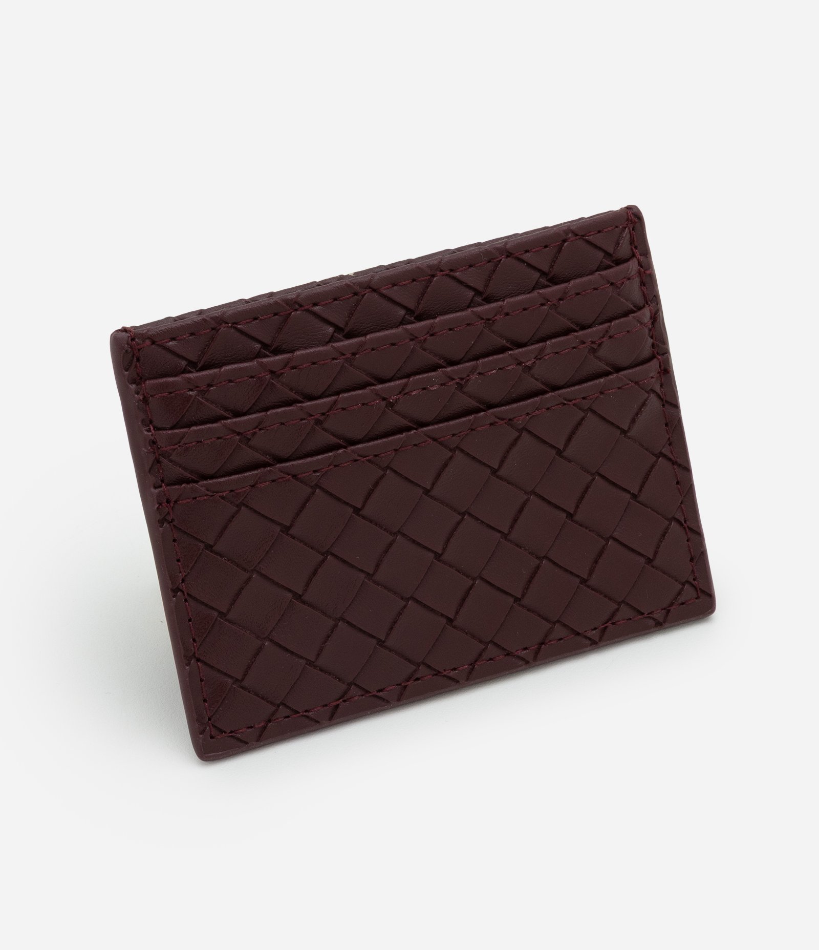 Carteira Pequena com Divisórias e Textura Embossed Marrom 2