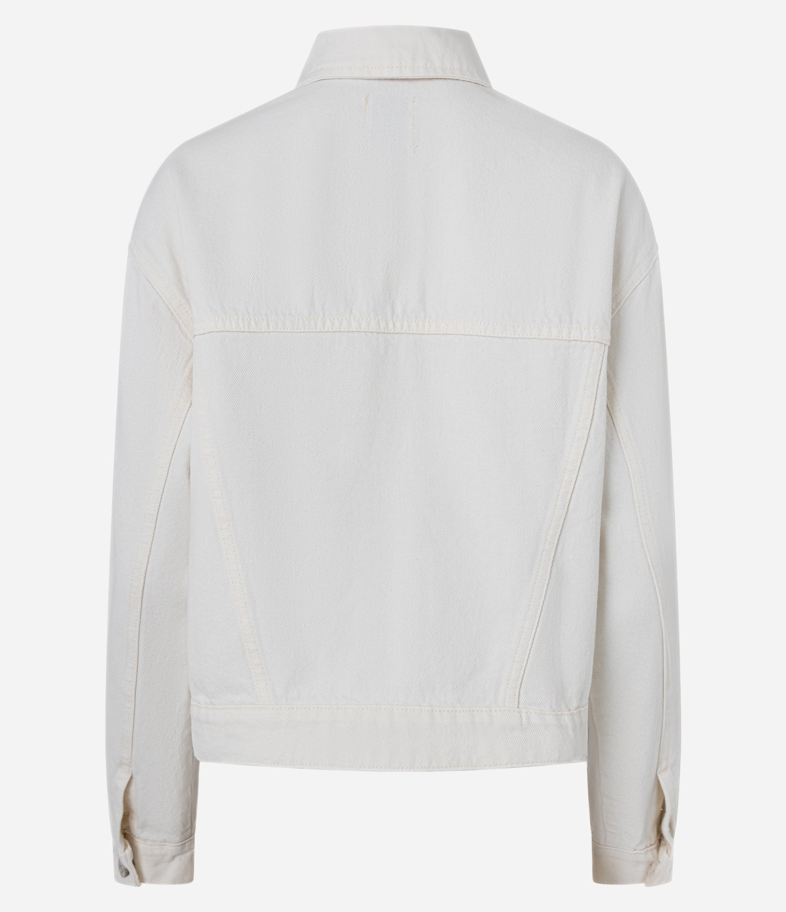 Jaqueta Trucker em Sarja com Lapelas nos Bolsos Off White 2