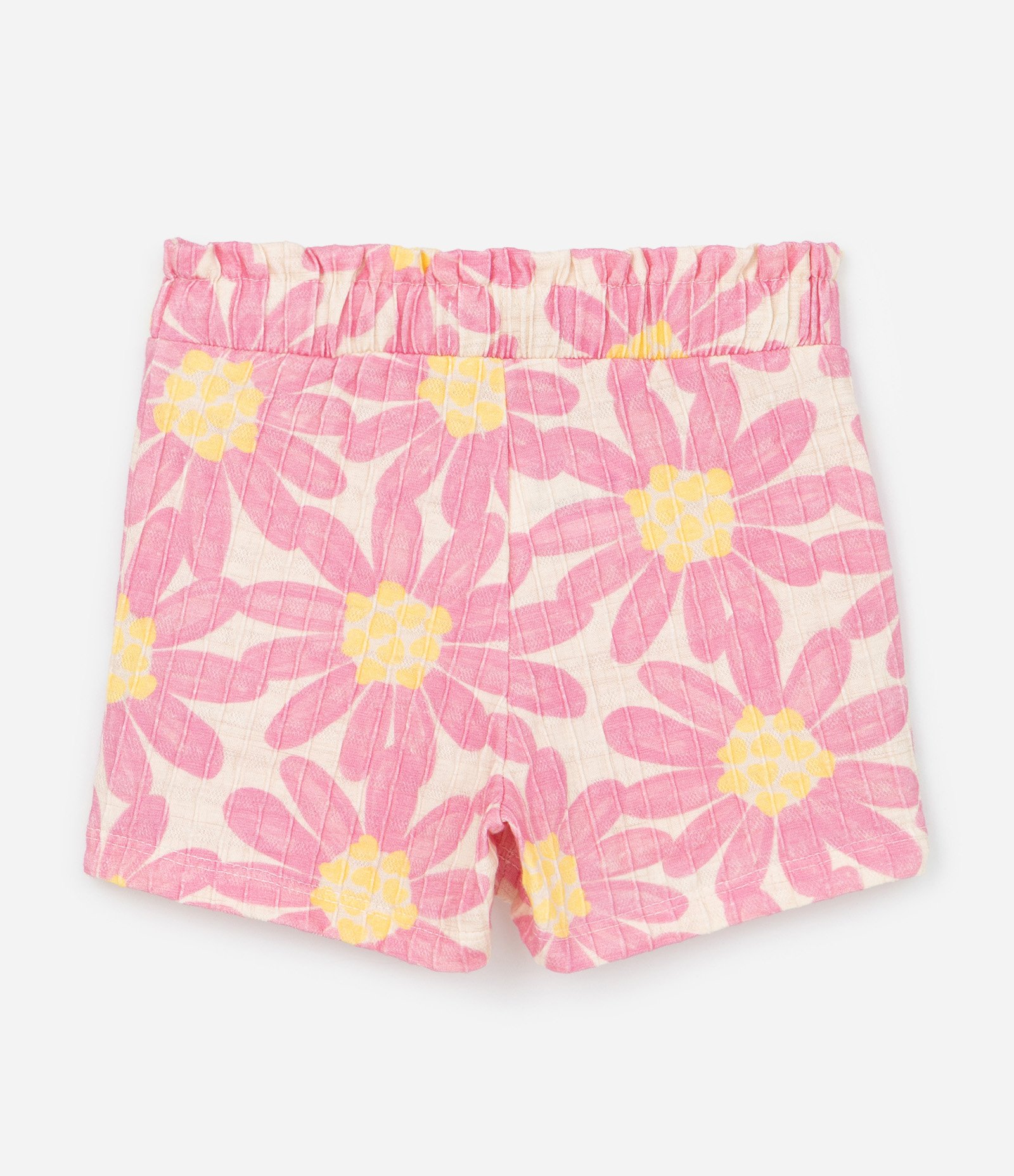 Conjunto Infantil em Algodão com Estampa de Flores - Tam 1 a 5 Anos Rosa 5