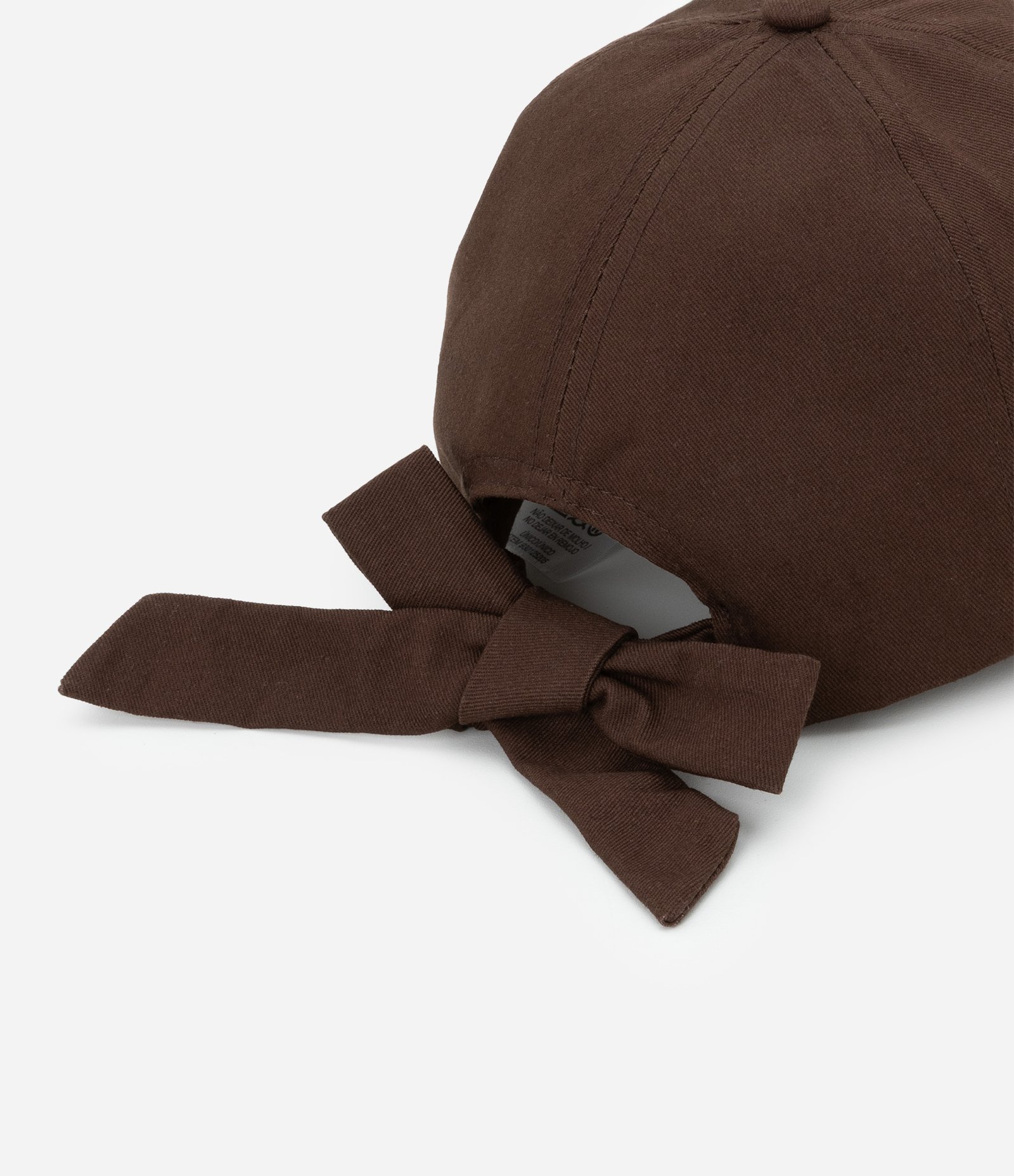 Boné Aba Curva em com Laço Traseiro Marrom 4