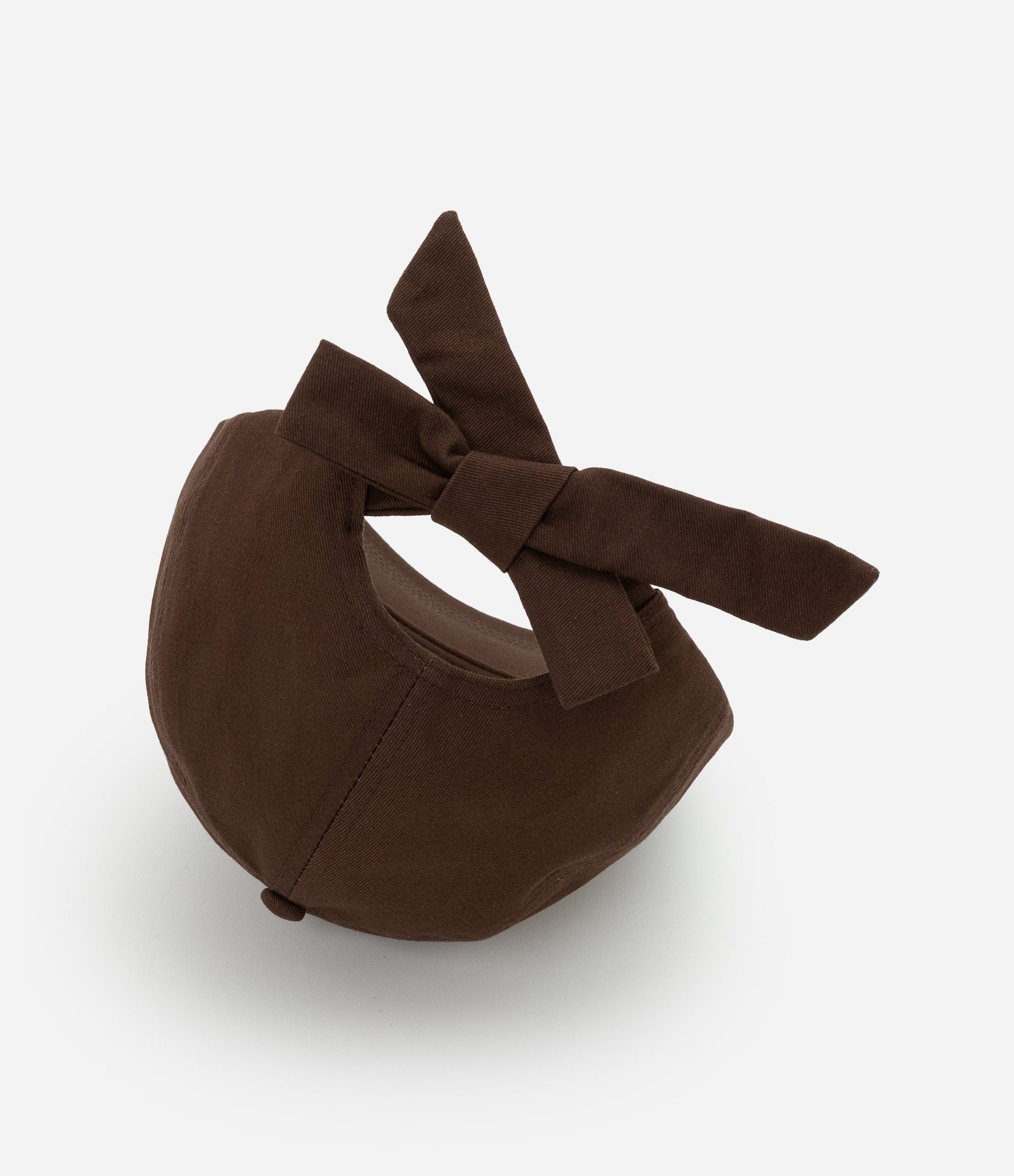 Boné Aba Curva em com Laço Traseiro Marrom 5