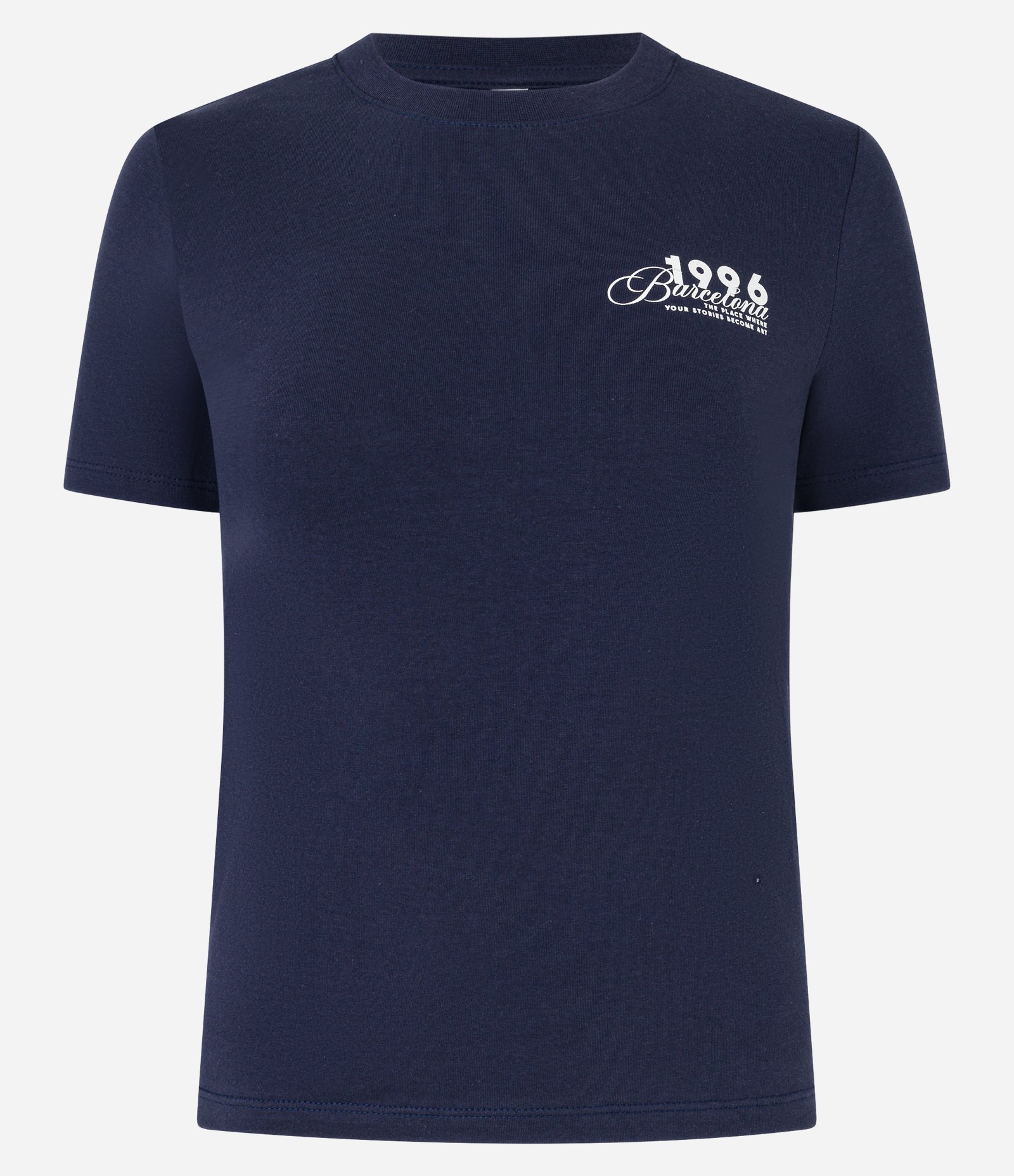 Camiseta New T-shirt em Algodão com Lettering Spain Azul 5