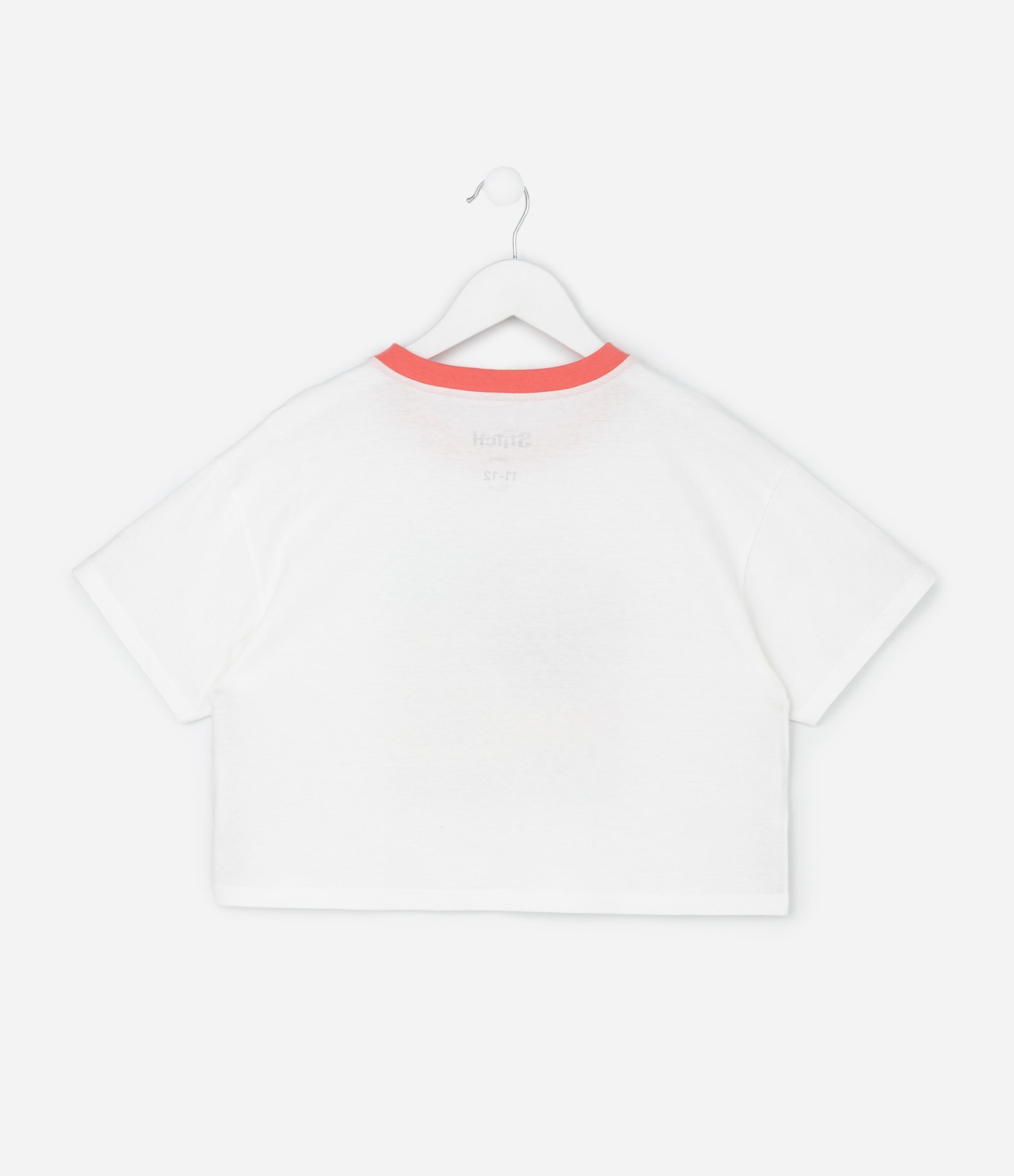 Pijama Curto Infantil com Estampa Listrada e Stitch - Tam 5 a 14 anos Multicores 3