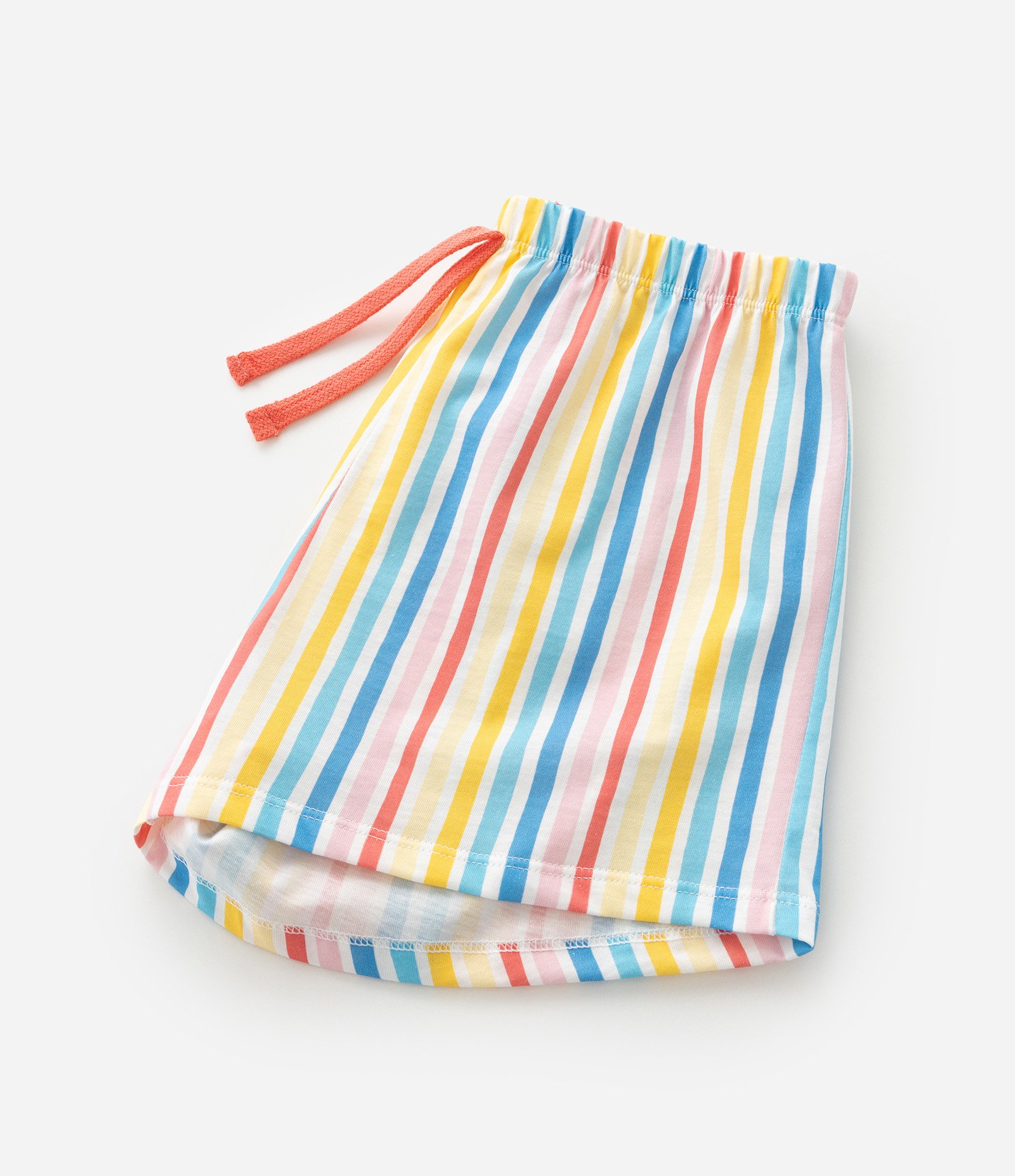 Pijama Curto Infantil com Estampa Listrada e Stitch - Tam 5 a 14 anos Multicores 7