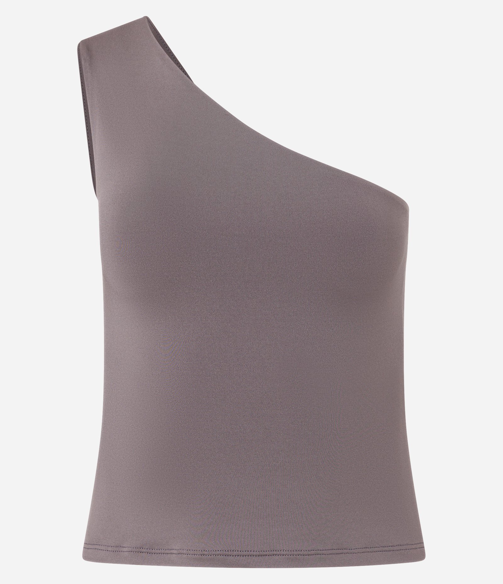 Blusa Ombro Único em Microfibra Cinza 5