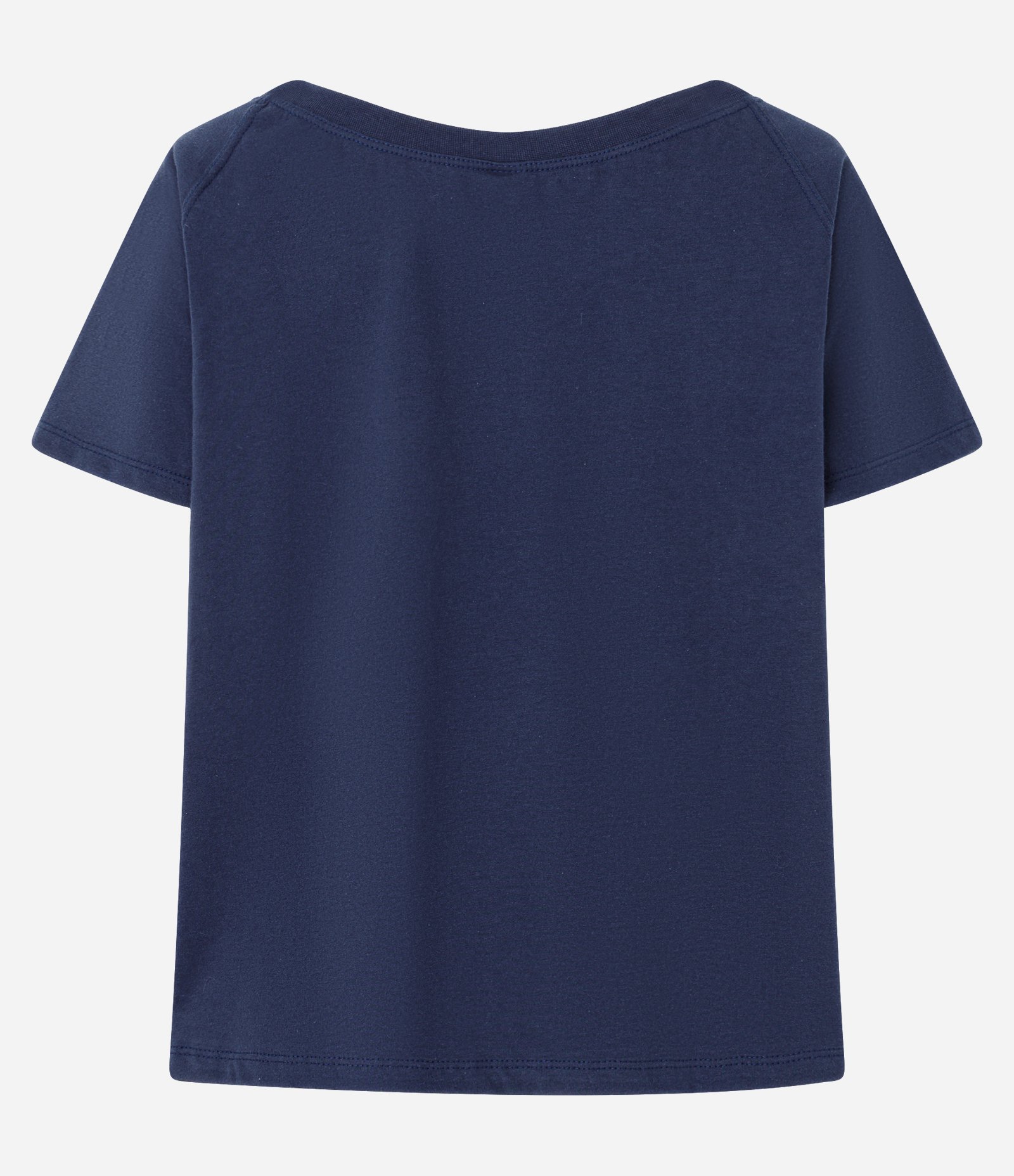Blusa em algodão com Estampa lettering Números Azul 6