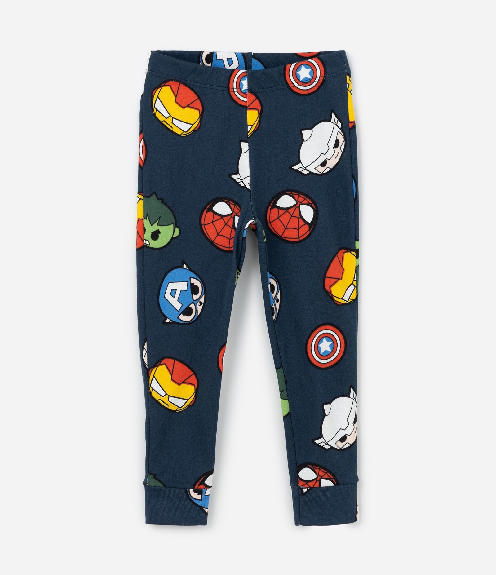 Pijama Longo Infantil Mini Heróis Marvel - Tam 2 a 6 Anos Multicores 4
