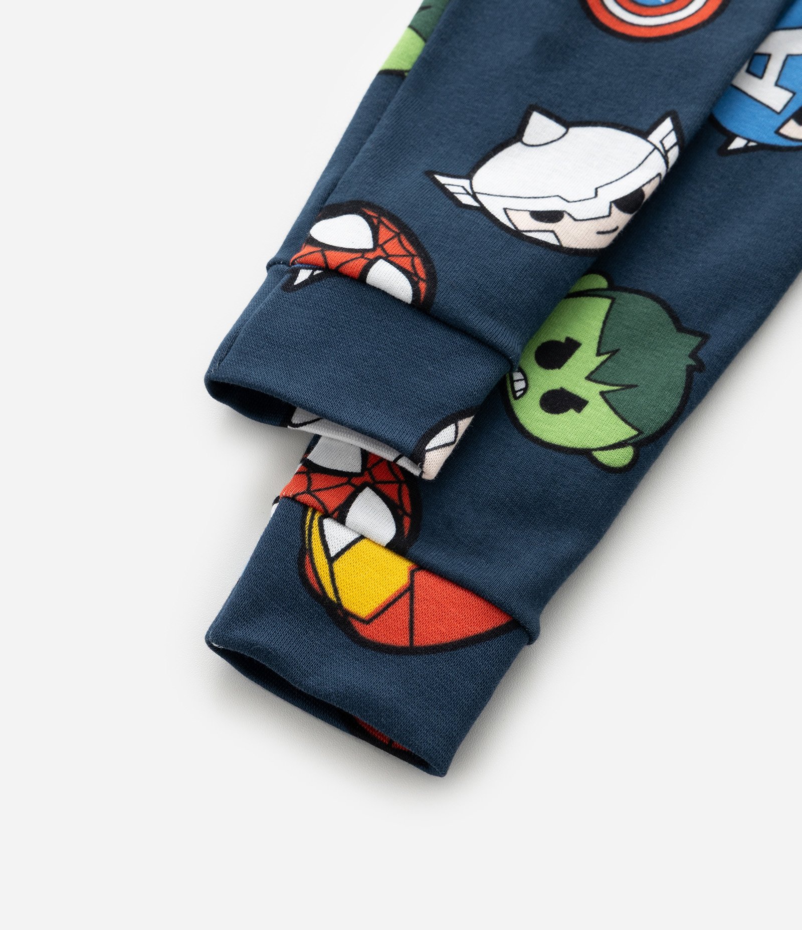 Pijama Longo Infantil Mini Heróis Marvel - Tam 2 a 6 Anos Multicores 6