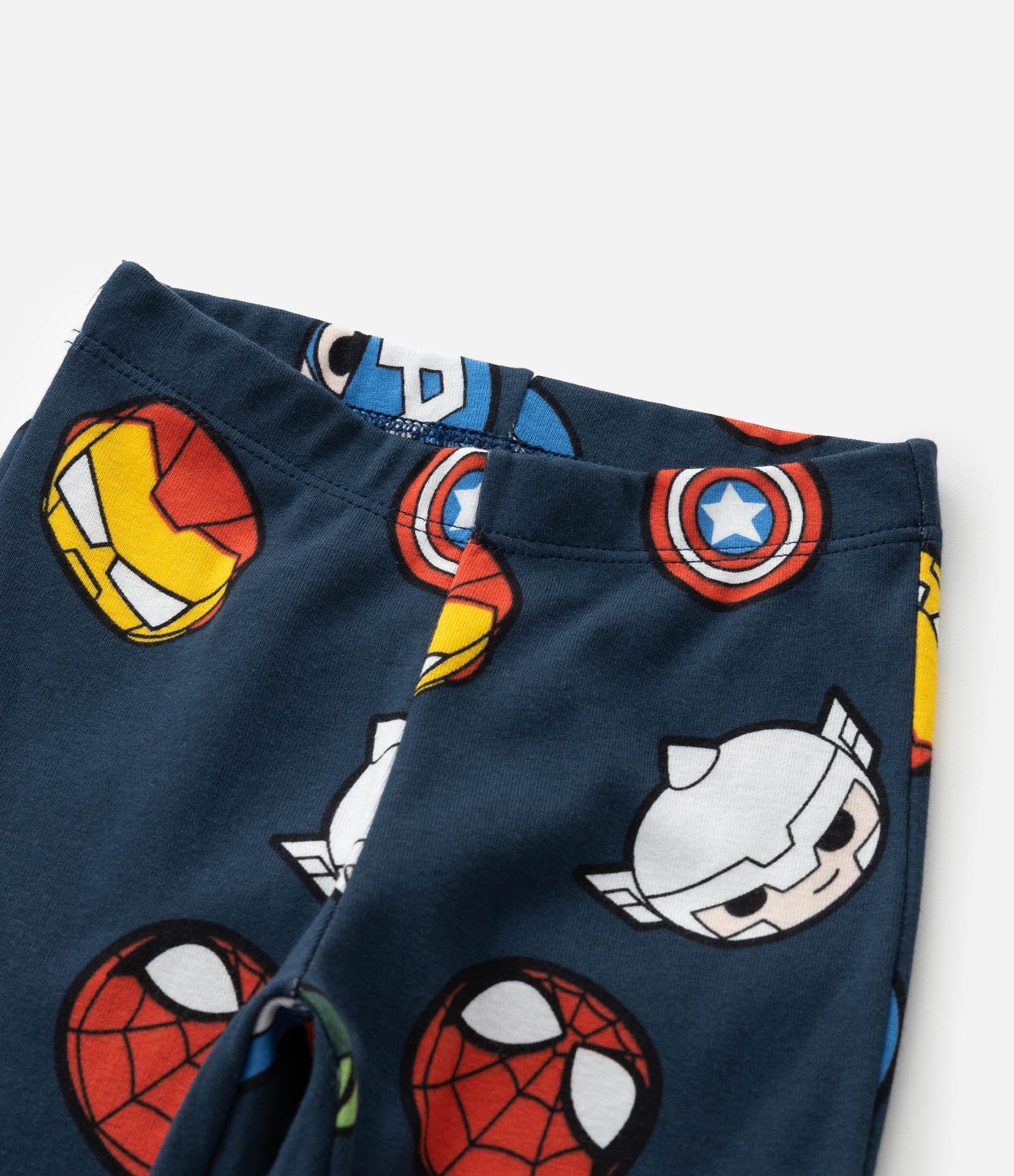 Pijama Longo Infantil Mini Heróis Marvel - Tam 2 a 6 Anos Multicores 7