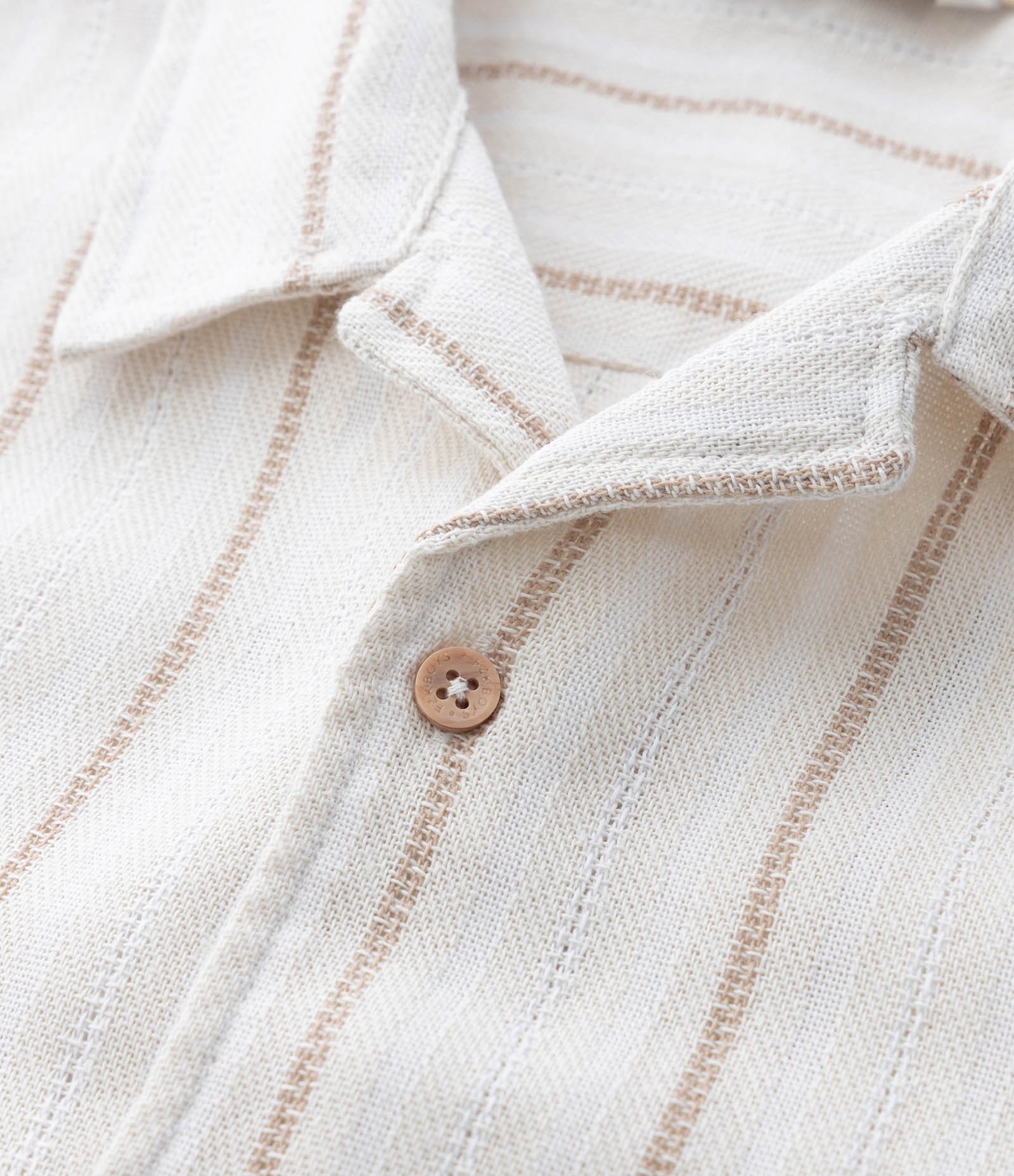 Camisa Infantil com Estampa de Listras e Texturizada - Tam 5 a 14 Anos Branco 4