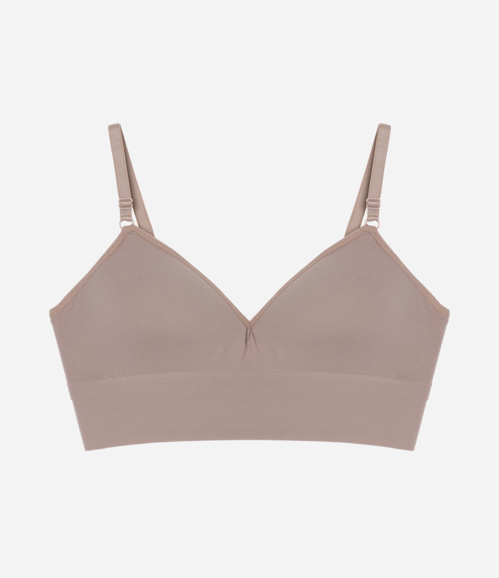 Sutiã com Bojo sem Aro em Microfibra Plié Bege 4