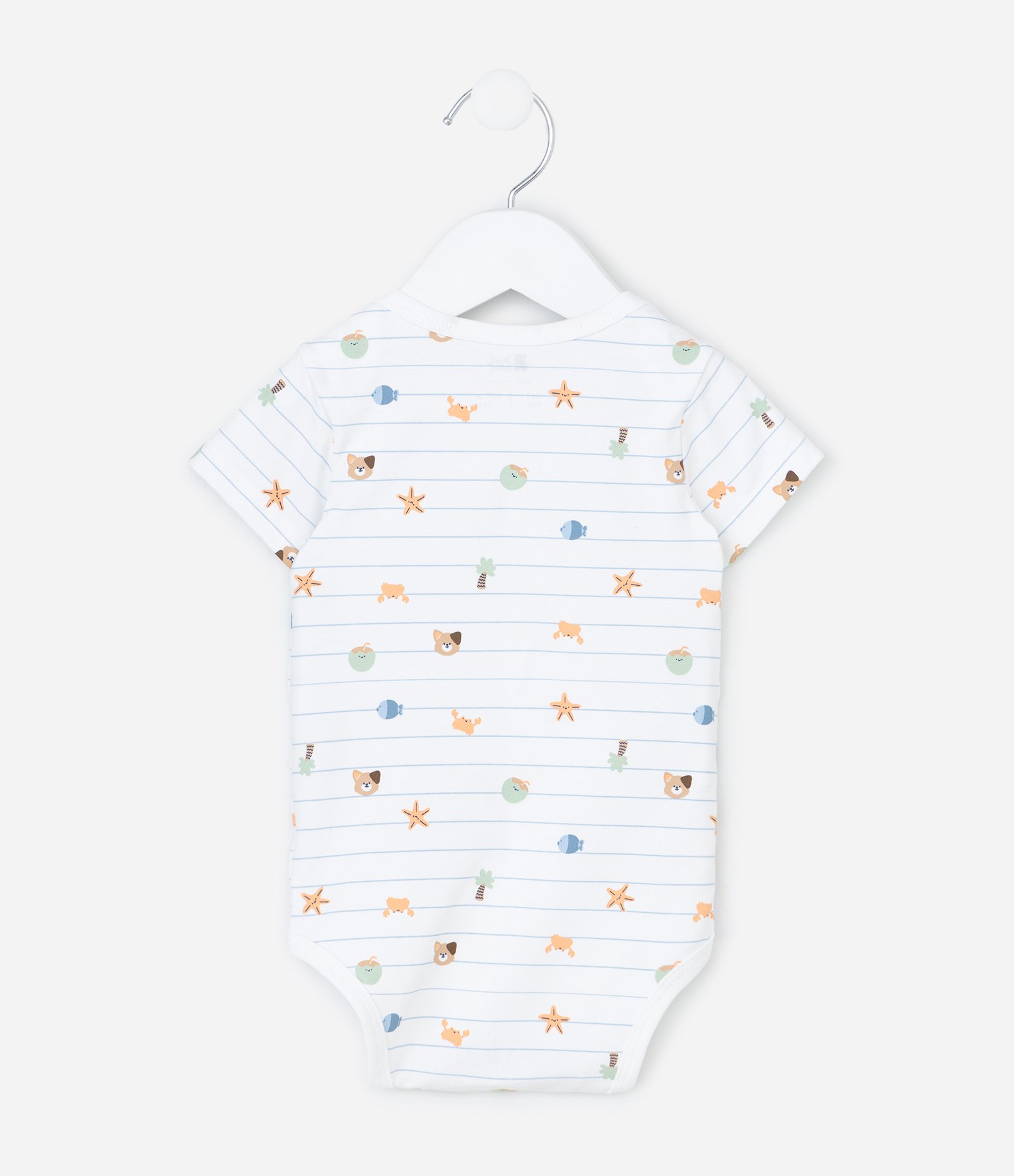 Body Infantil com Lettering Mais Fofo Dessa Praia - Tam 0 a 18 Meses Branco 2