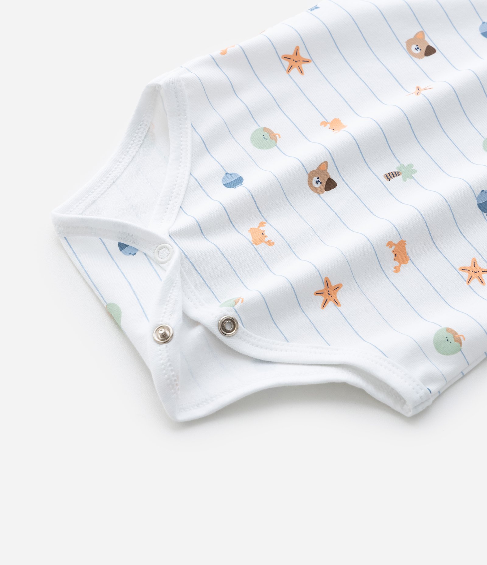 Body Infantil com Lettering Mais Fofo Dessa Praia - Tam 0 a 18 Meses Branco 5