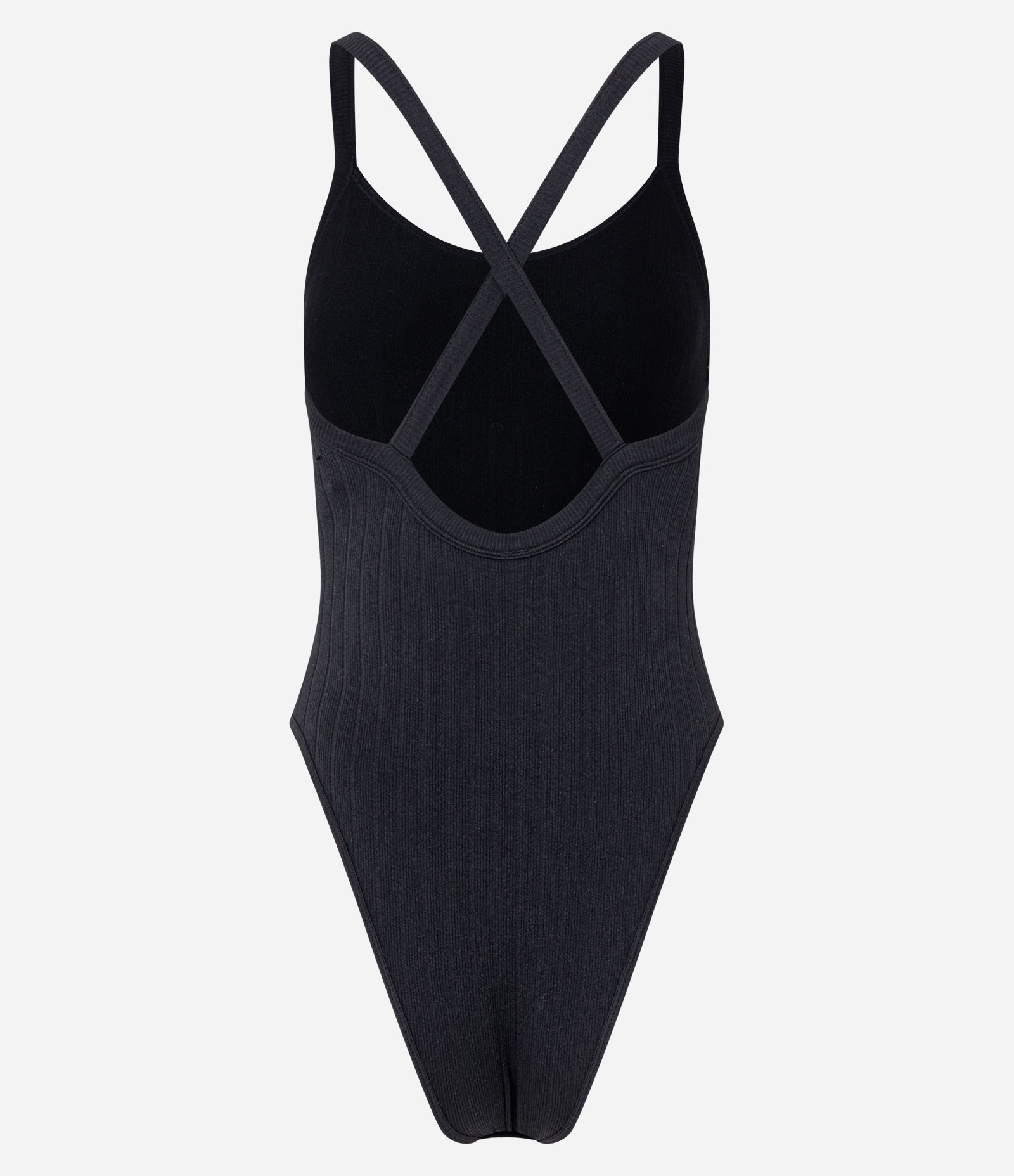 Body Seamless em Poliamida com Alça Trançada Preto 3