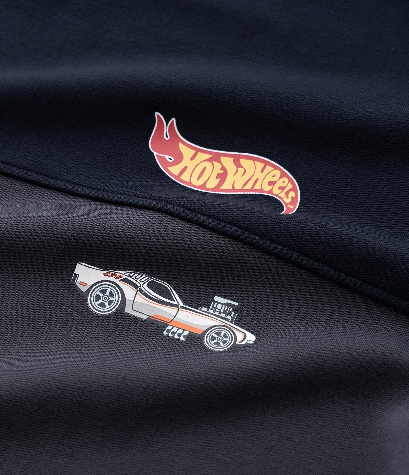 Casaco Infantil Boxy em Tech Fleece com Estampa Hot Wheels – Tam 4 a 12 Anos Cinza 4