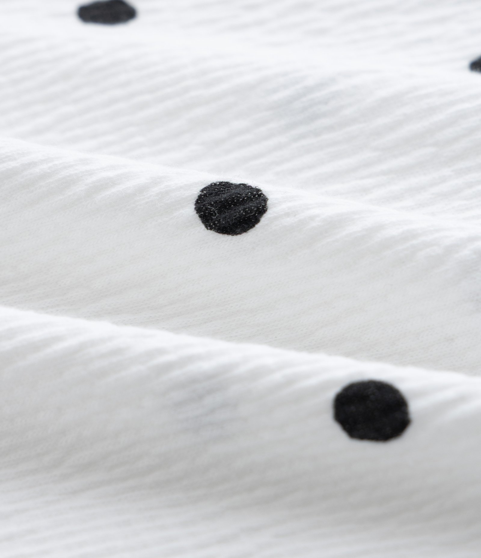 Macaquinho Infantil em Algodão com Estampa Poá - Tam 0 a 18 meses Branco 4