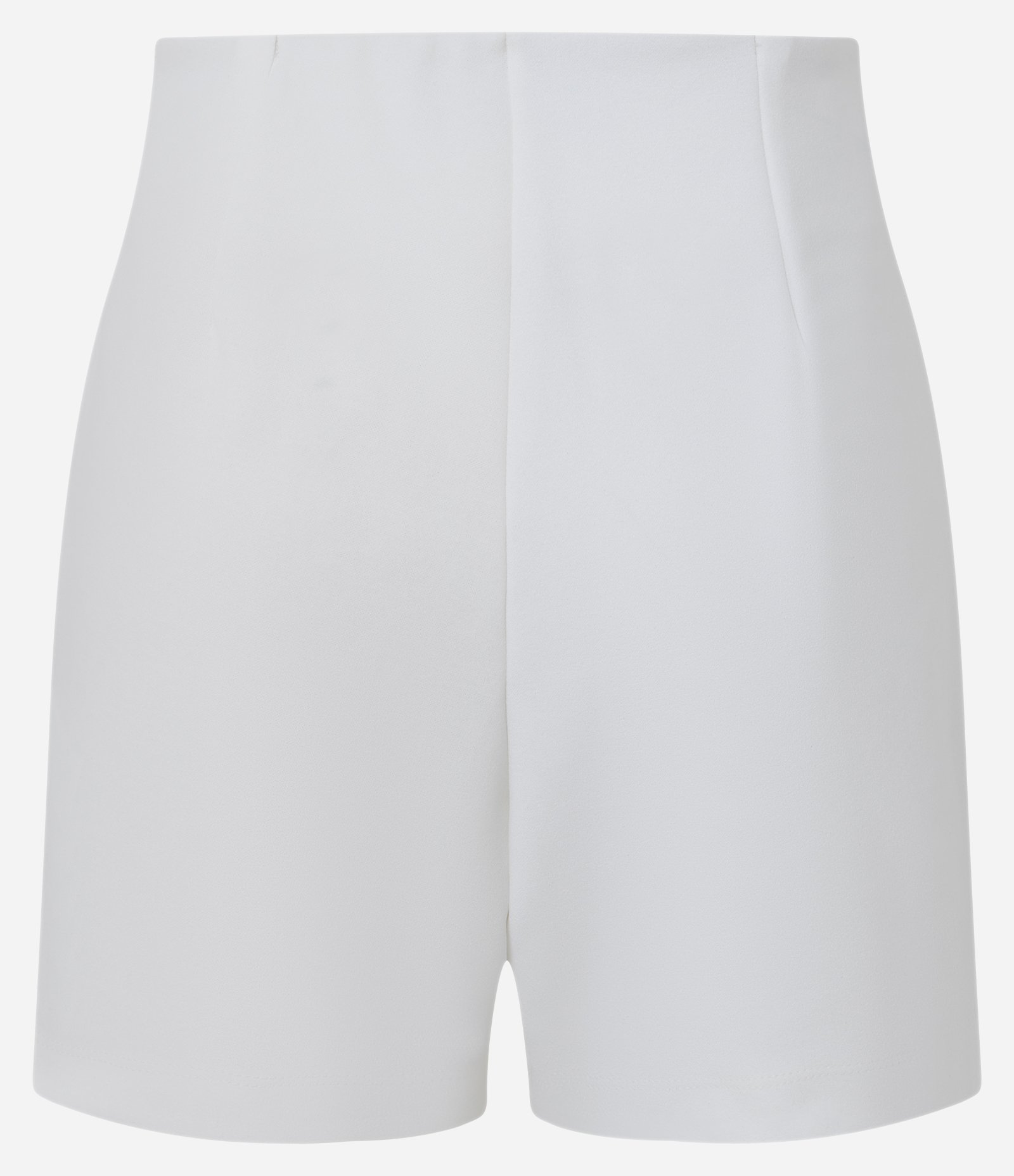 Short Saia em Crepe com Bolsinhos Frontais Branco 7