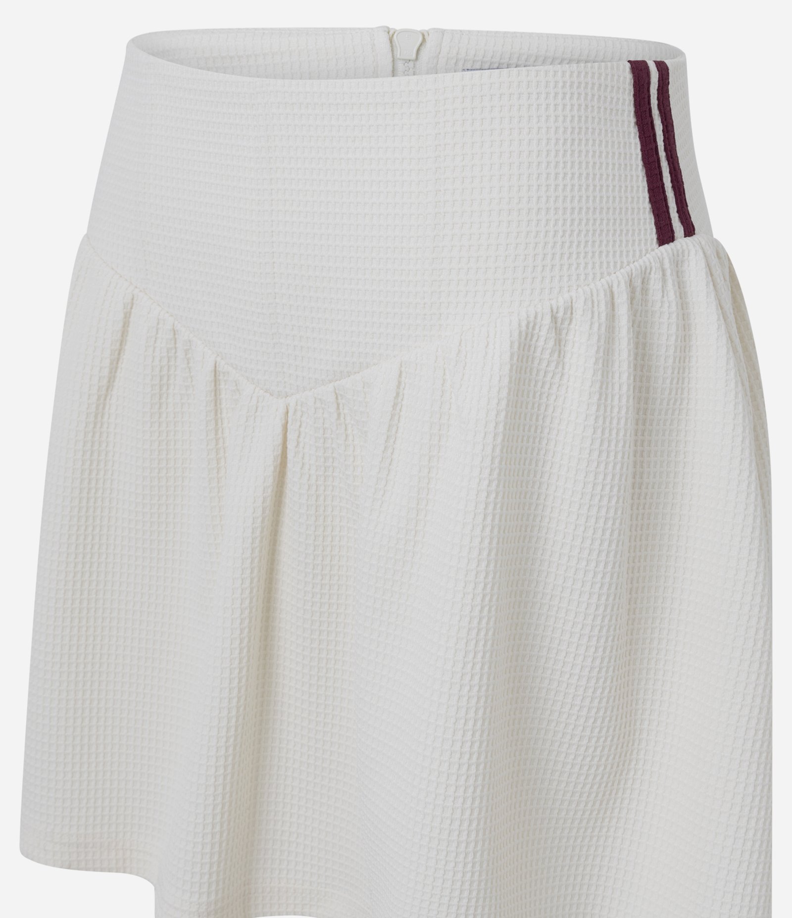 Short Saia em Malha Waffle com Listras Laterais Off White 5