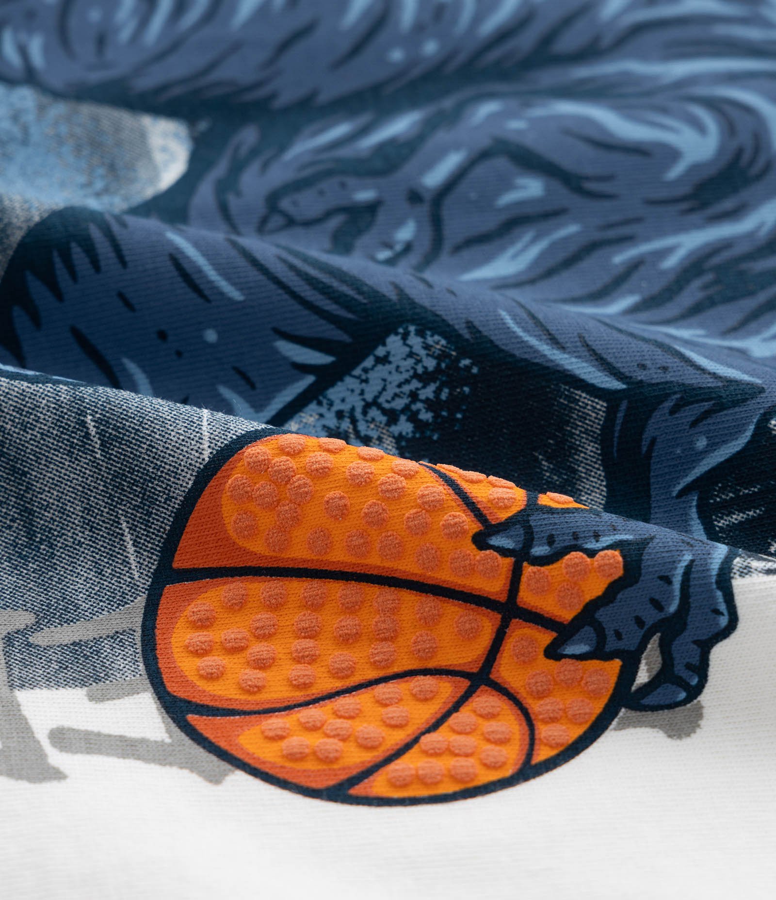 Pijama Infantil Curto com Estampa de Dinossauro - Tam 5 a 14 Anos Branco/Cinza 9