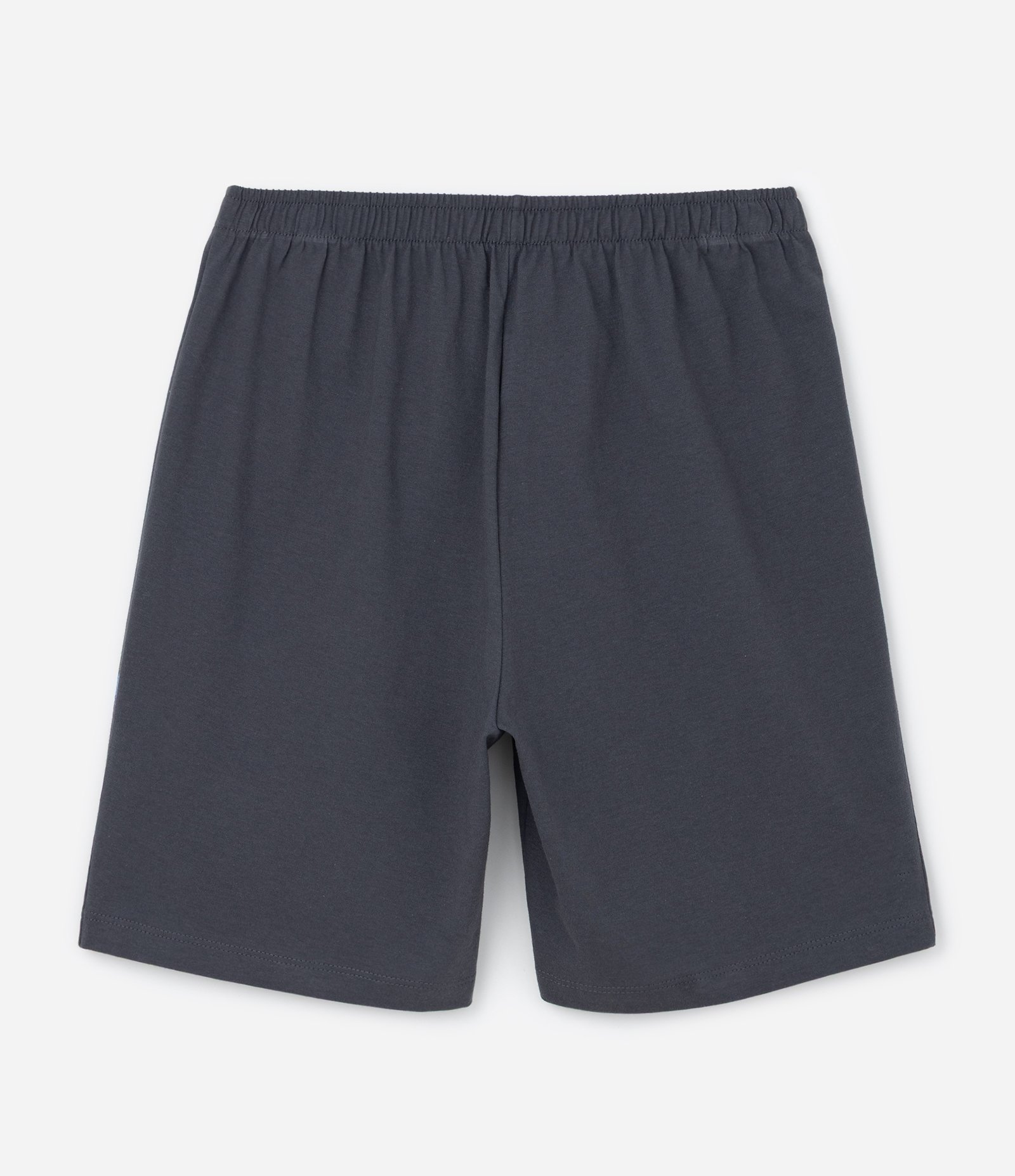 Pijama Infantil Curto com Estampa de Dinossauro - Tam 5 a 14 Anos Branco/Cinza 5