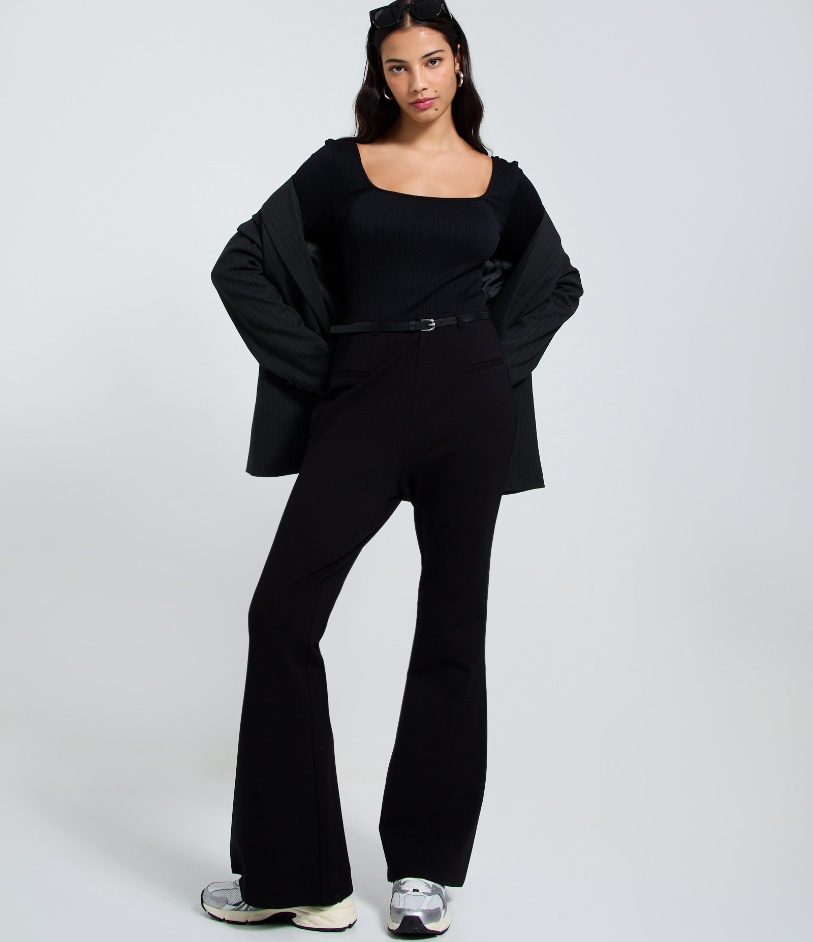 Body Seamless com Textura Preto 2