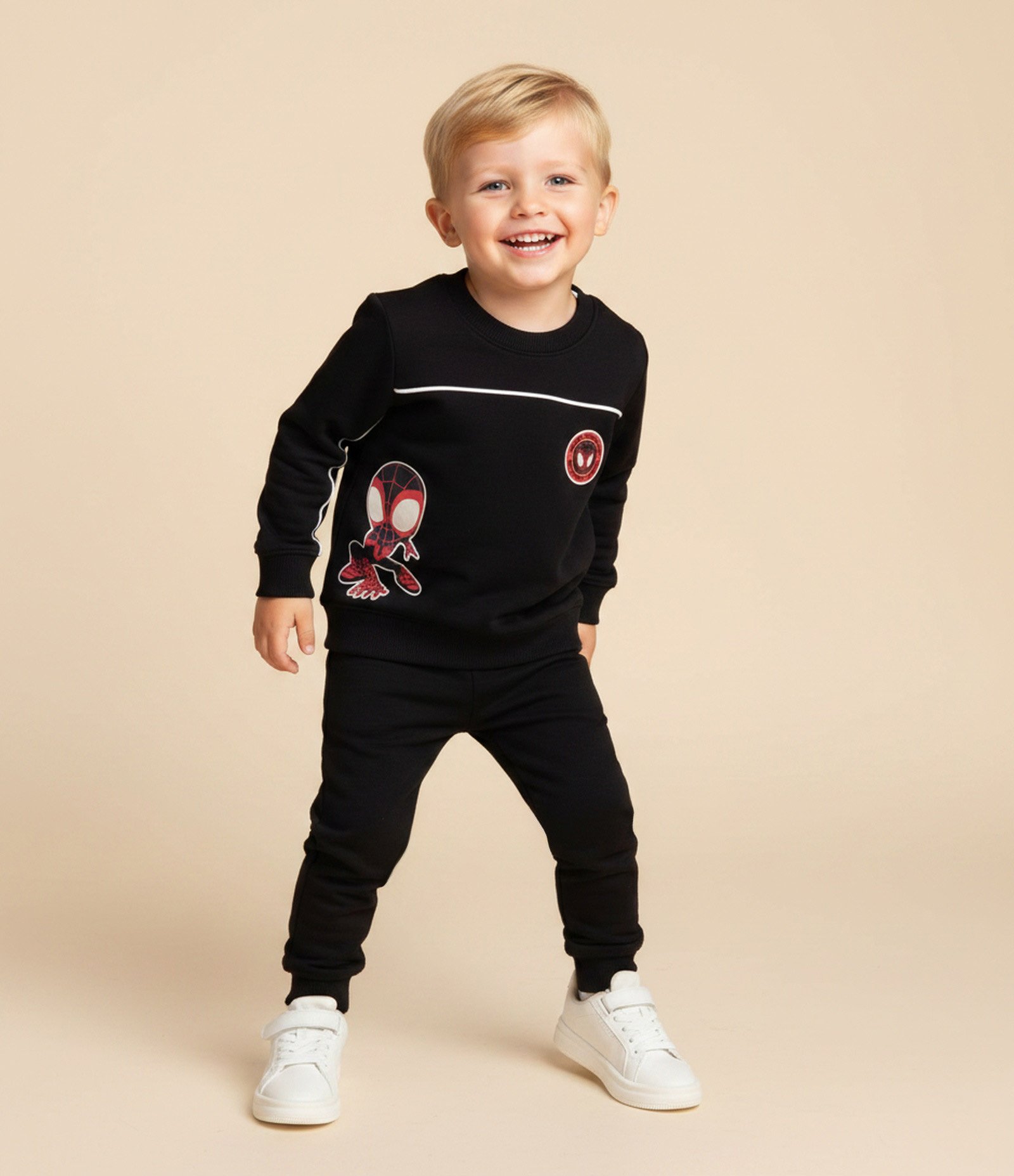 Casaco Infantil com Estampa Spidey – Tam 2 a 8 Anos Preto 1