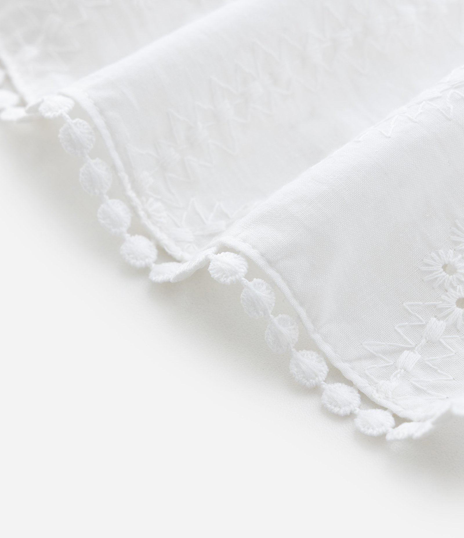 Vestido Curto em Laise Texturizado Curve & Plus Size Branco 7