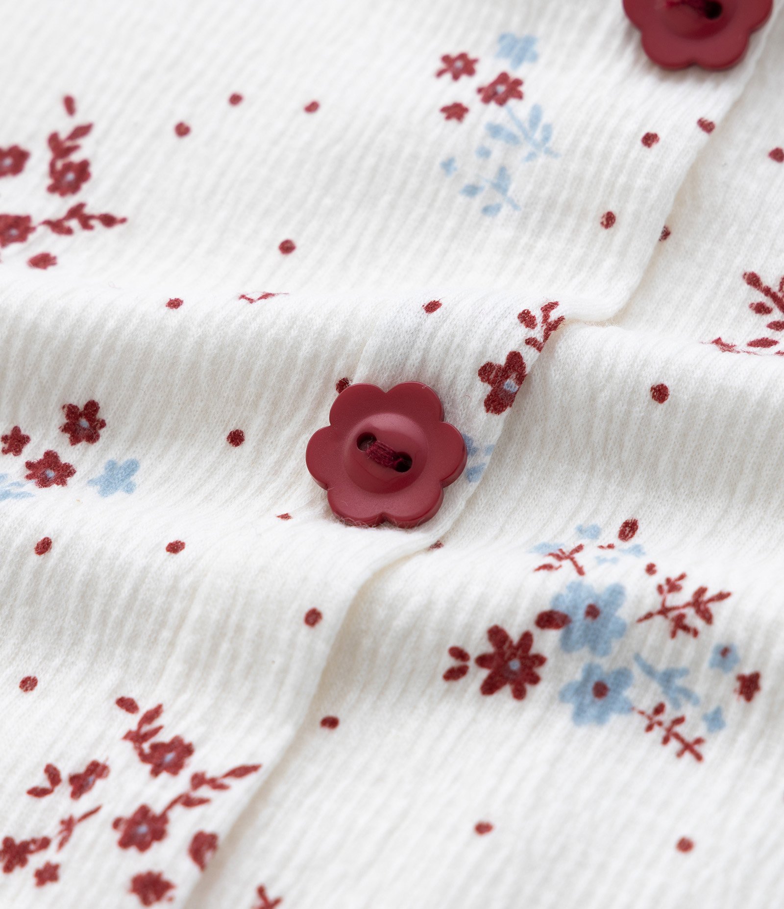 Top Infantil em Ana Ruga com Estampa Floral - Tam 7 a 14 Anos Branco 5