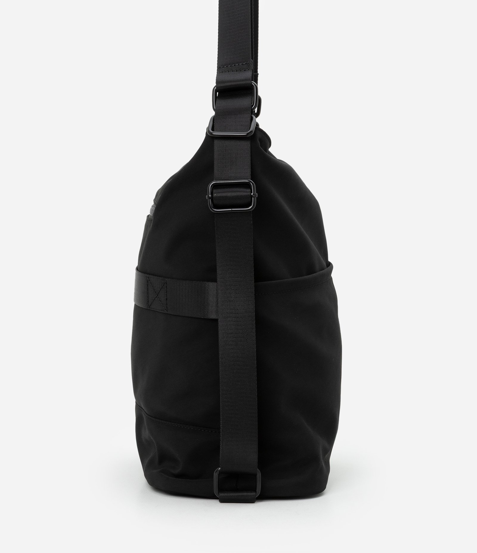 Bolsa Mochila Hobo 02 em 01 com Alça de Gorgurão Preto 2