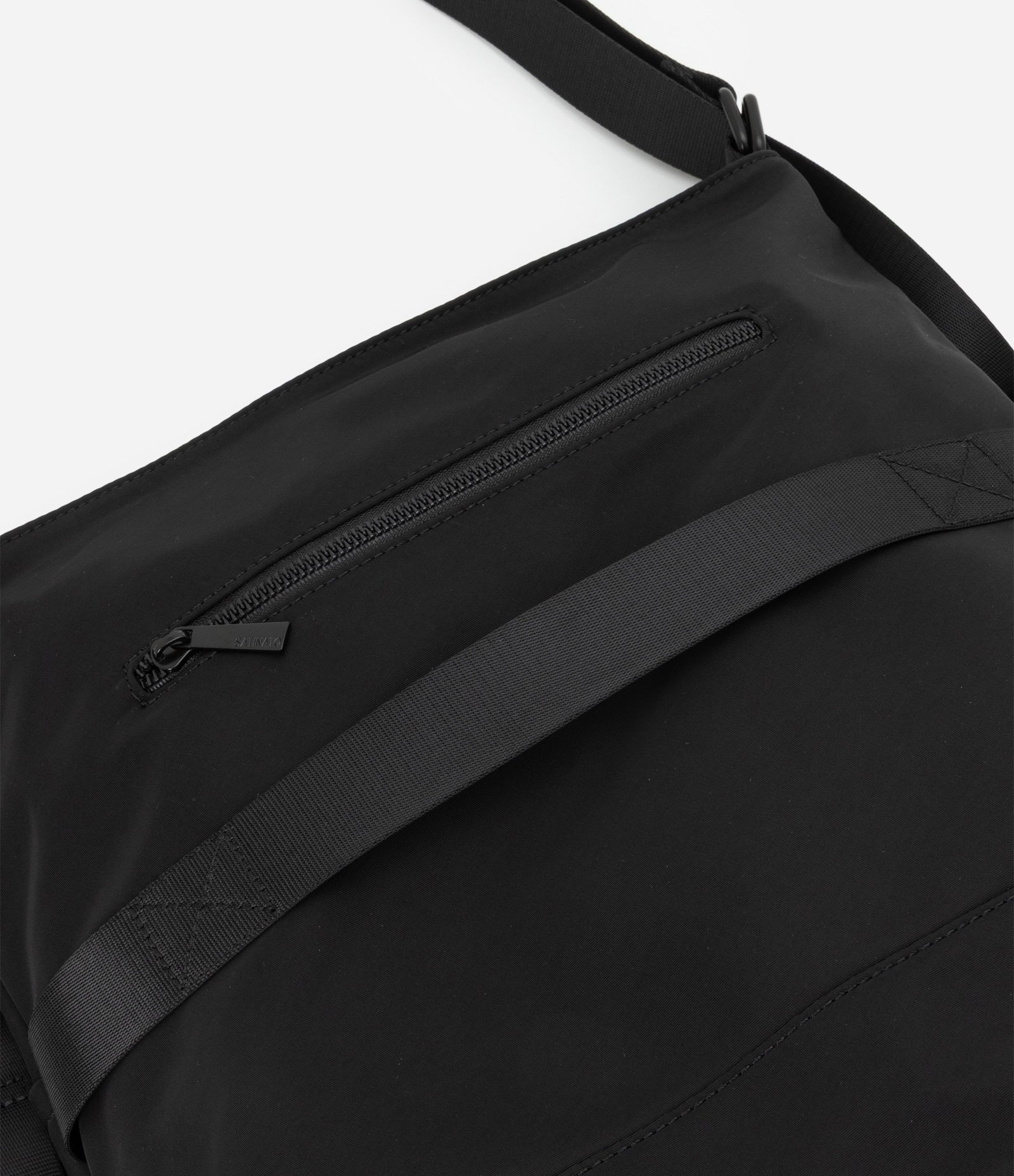 Bolsa Mochila Hobo 02 em 01 com Alça de Gorgurão Preto 4