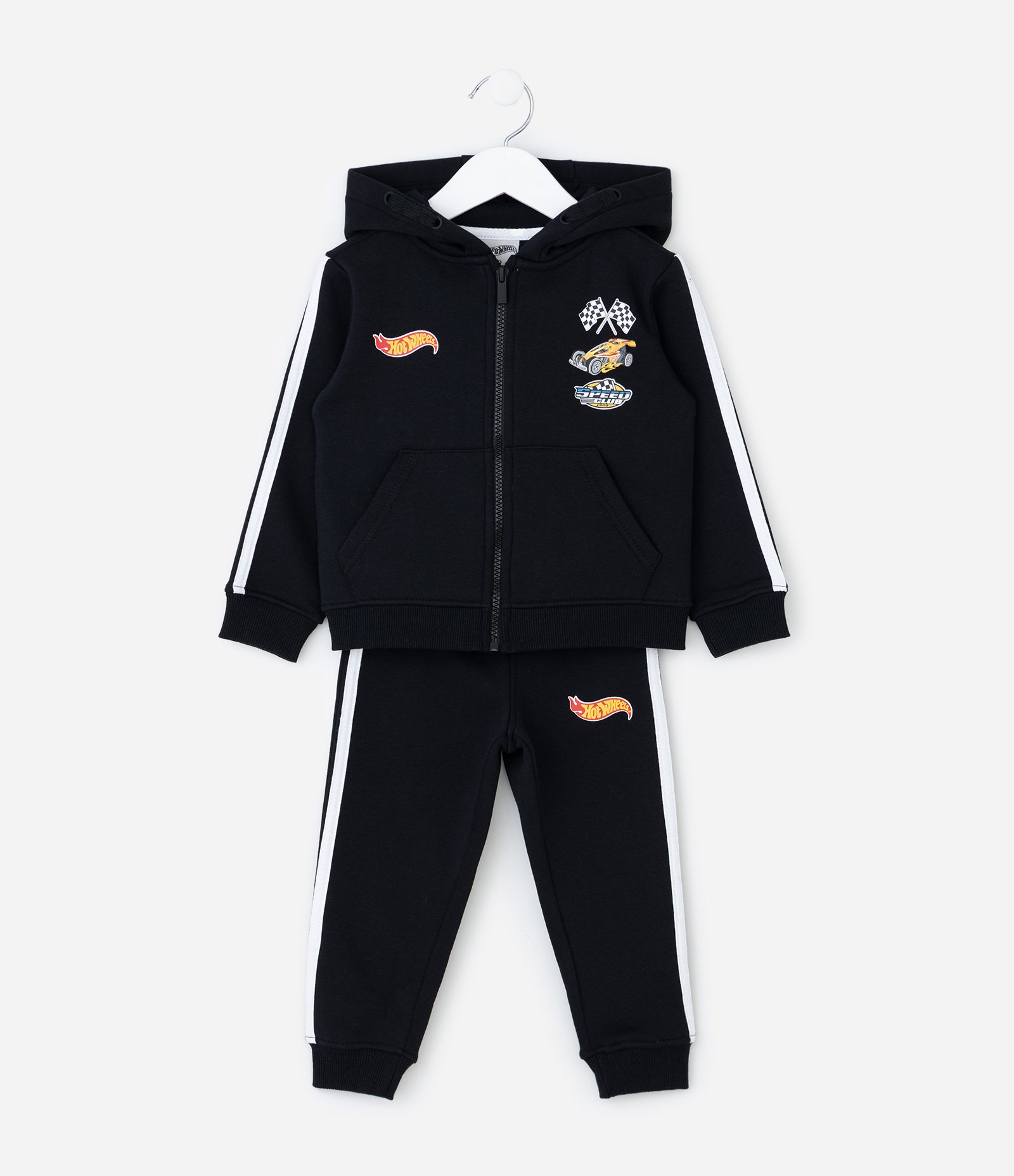 Conjunto Infantil Casaco e Calça Hot Wheels – Tam 2 a 6 Anos Preto 2