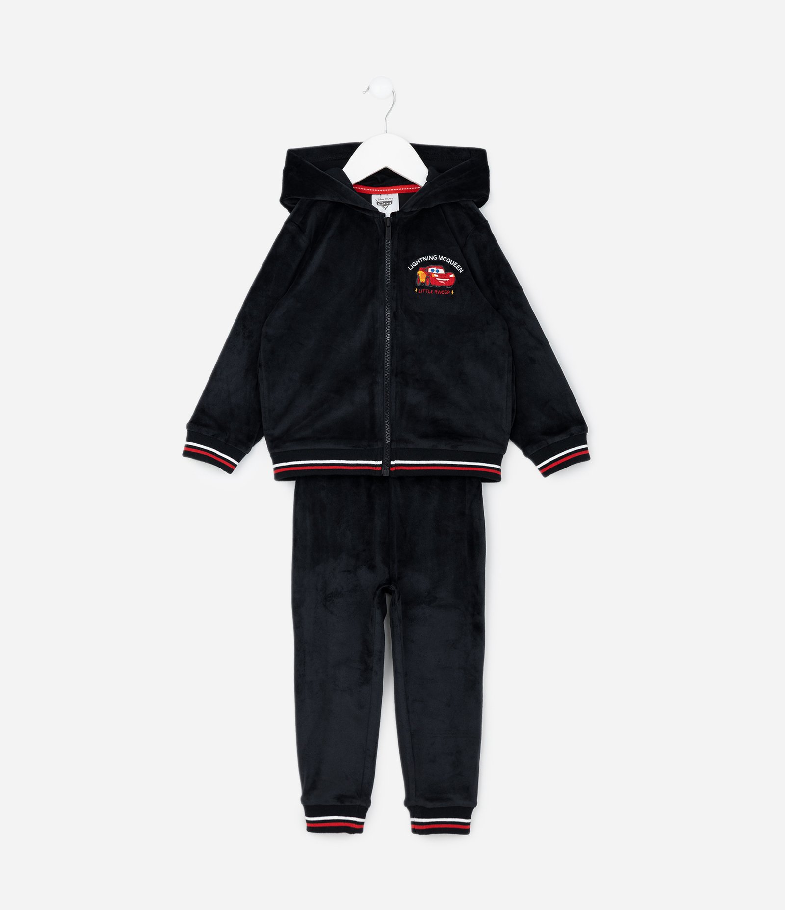 Conjunto Infantil com Bordado McQueen – Tam 1 a 6 Anos Preto 2