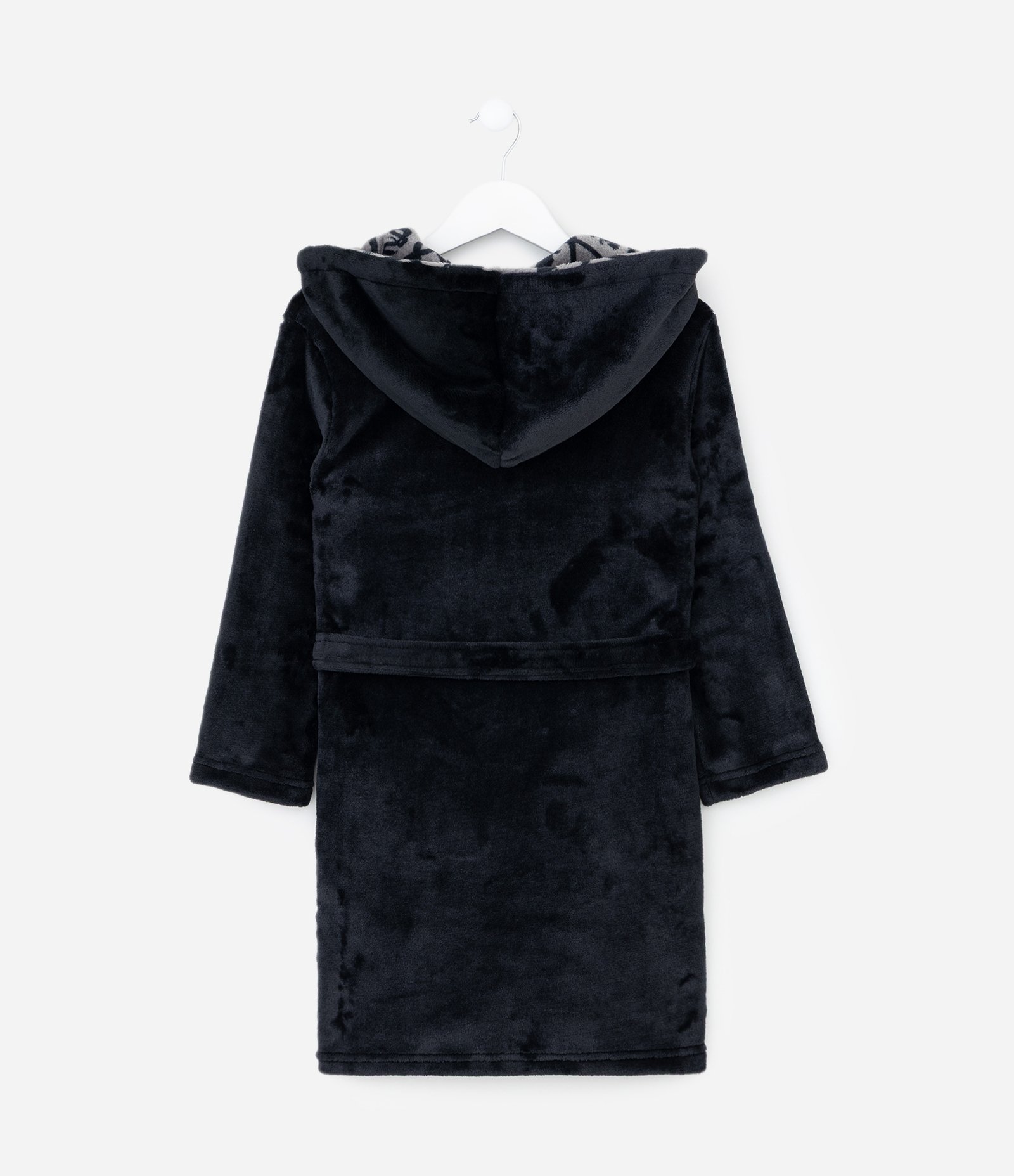 Roupão Infantil em Fleece com Brasão Hogwarts – Tam 5 a 16 Anos Preto 2