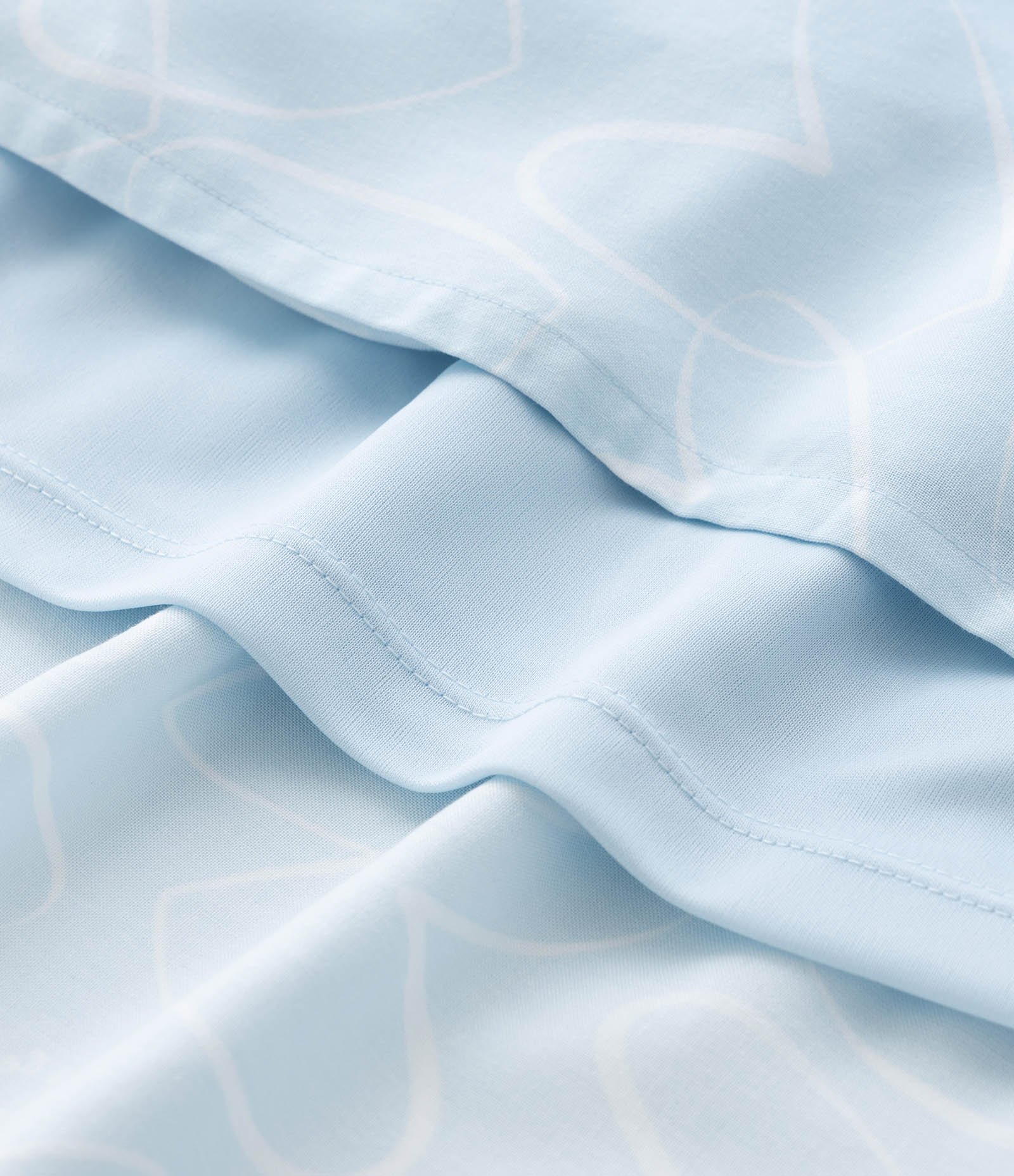 Vestido Infantil com Estampa de Corações - Tam 5 a 14 Azul 4