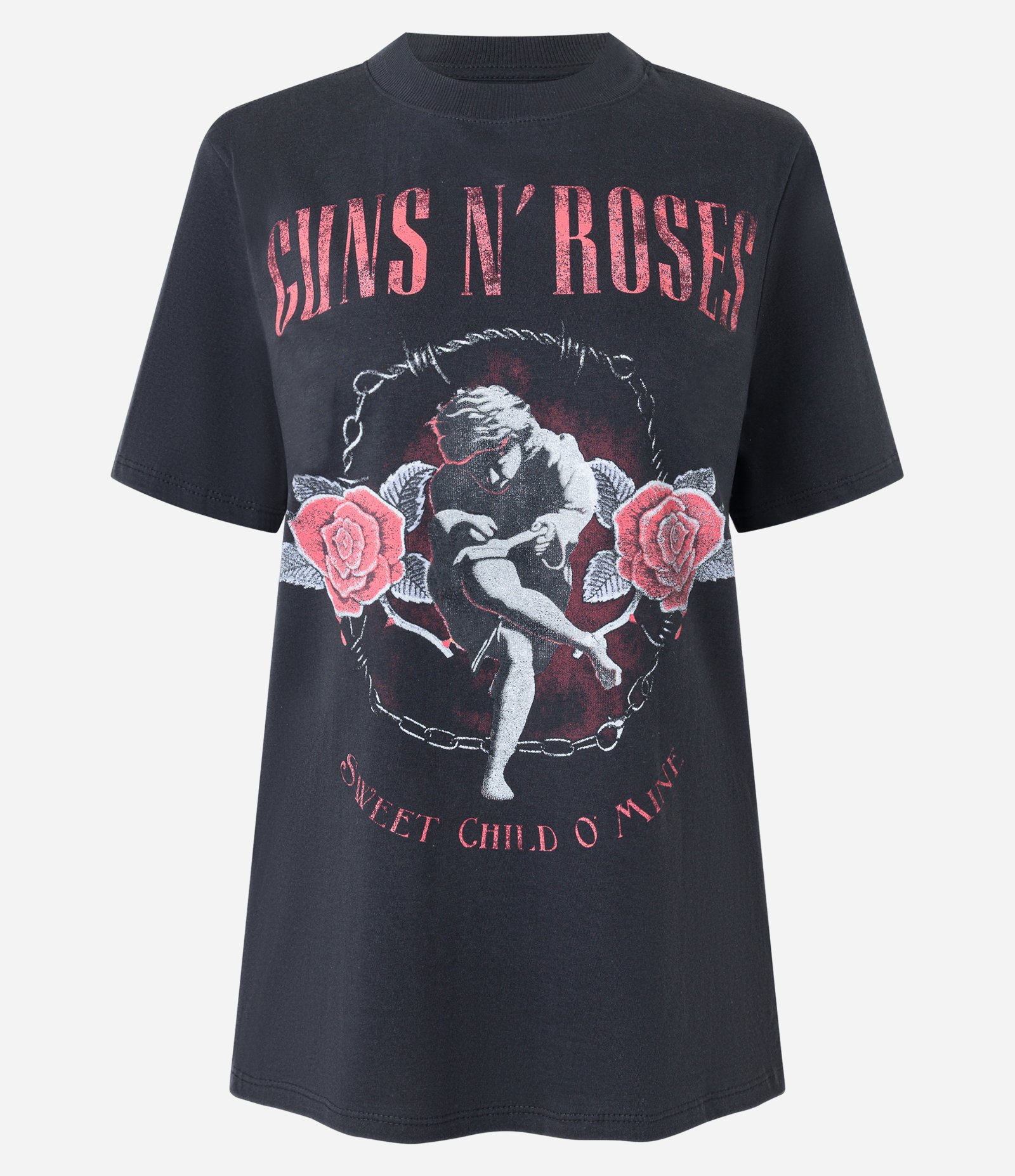 Camiseta T-shirt em Algodão Guns N Roses Preto 5
