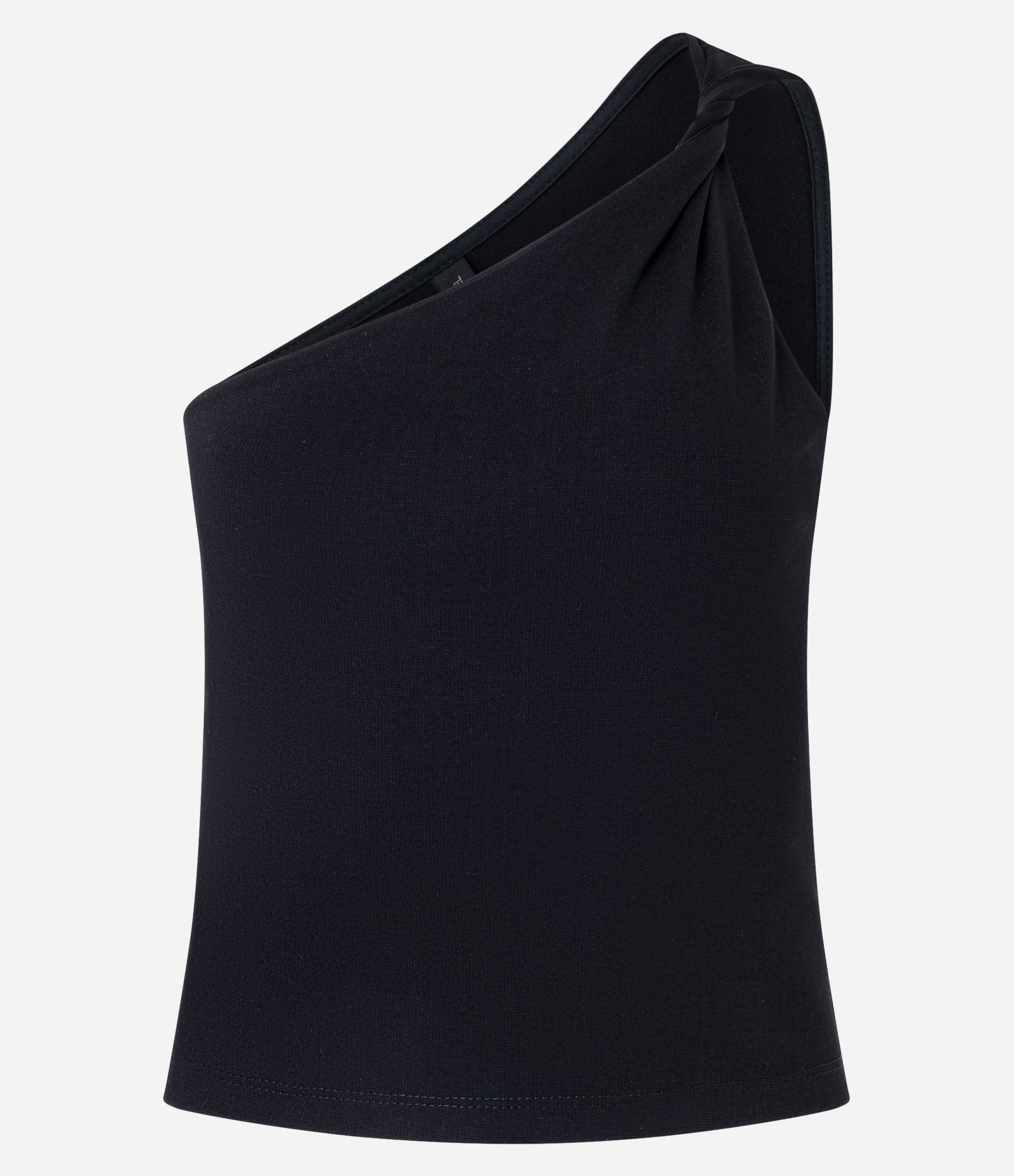 Blusa Ombro Só em Ponto Roma com Detalhe Torcido Preto 5