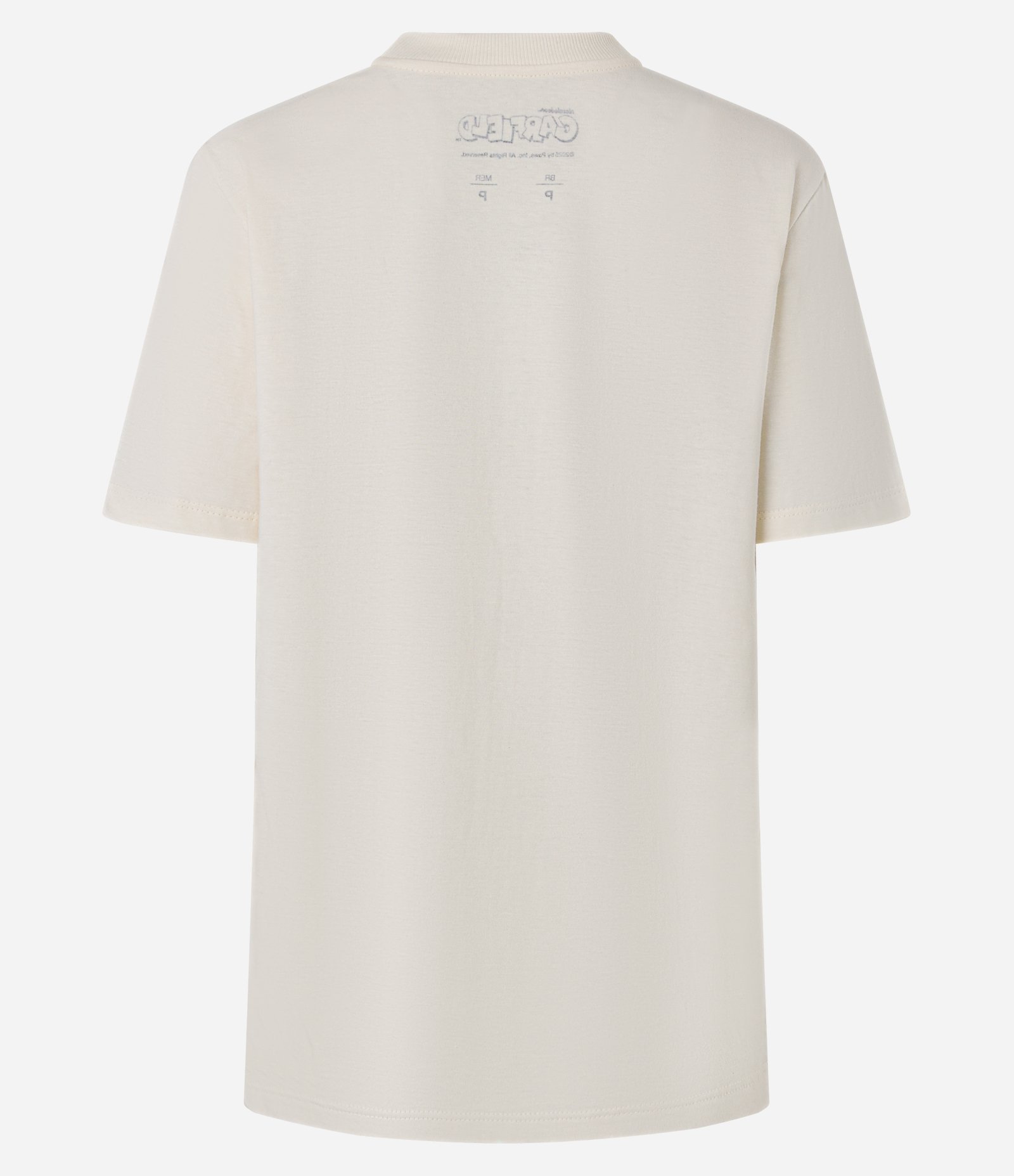 Camiseta em Algodão com Estampa Garfield Off White 6