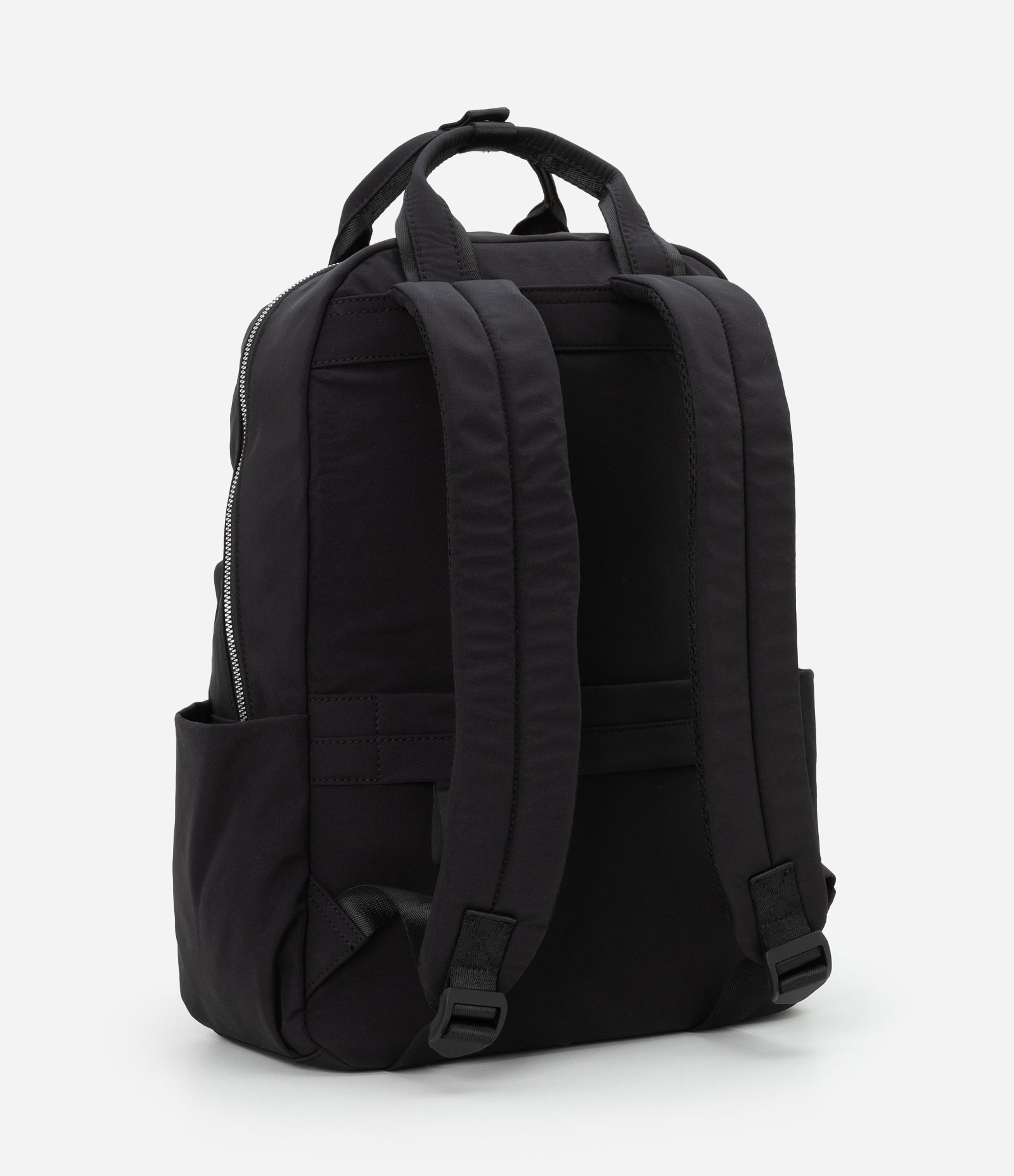 Mochila com Bolso Para Notebook e Alças de Mão e para Mala Preto 6