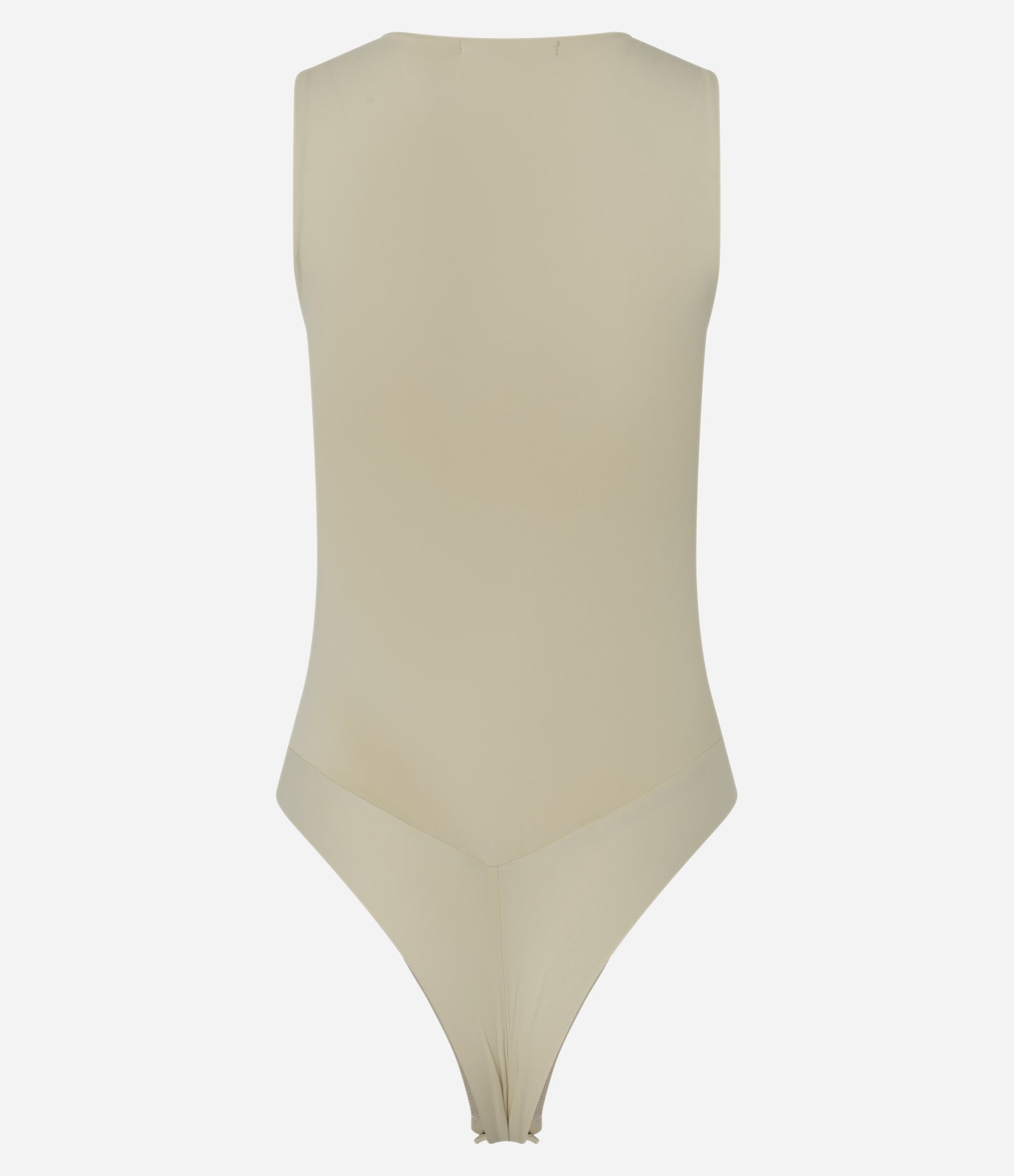 Body Básico em Poliamida com Gola Redonda Amarelo Claro 6