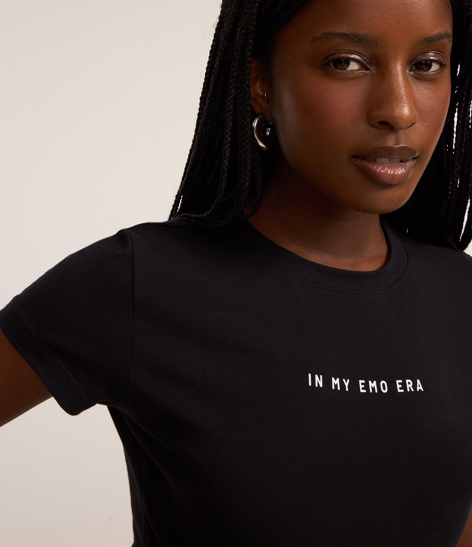 Camiseta New T-Shirt em Algodão com Estampa Emo Era Preto 3