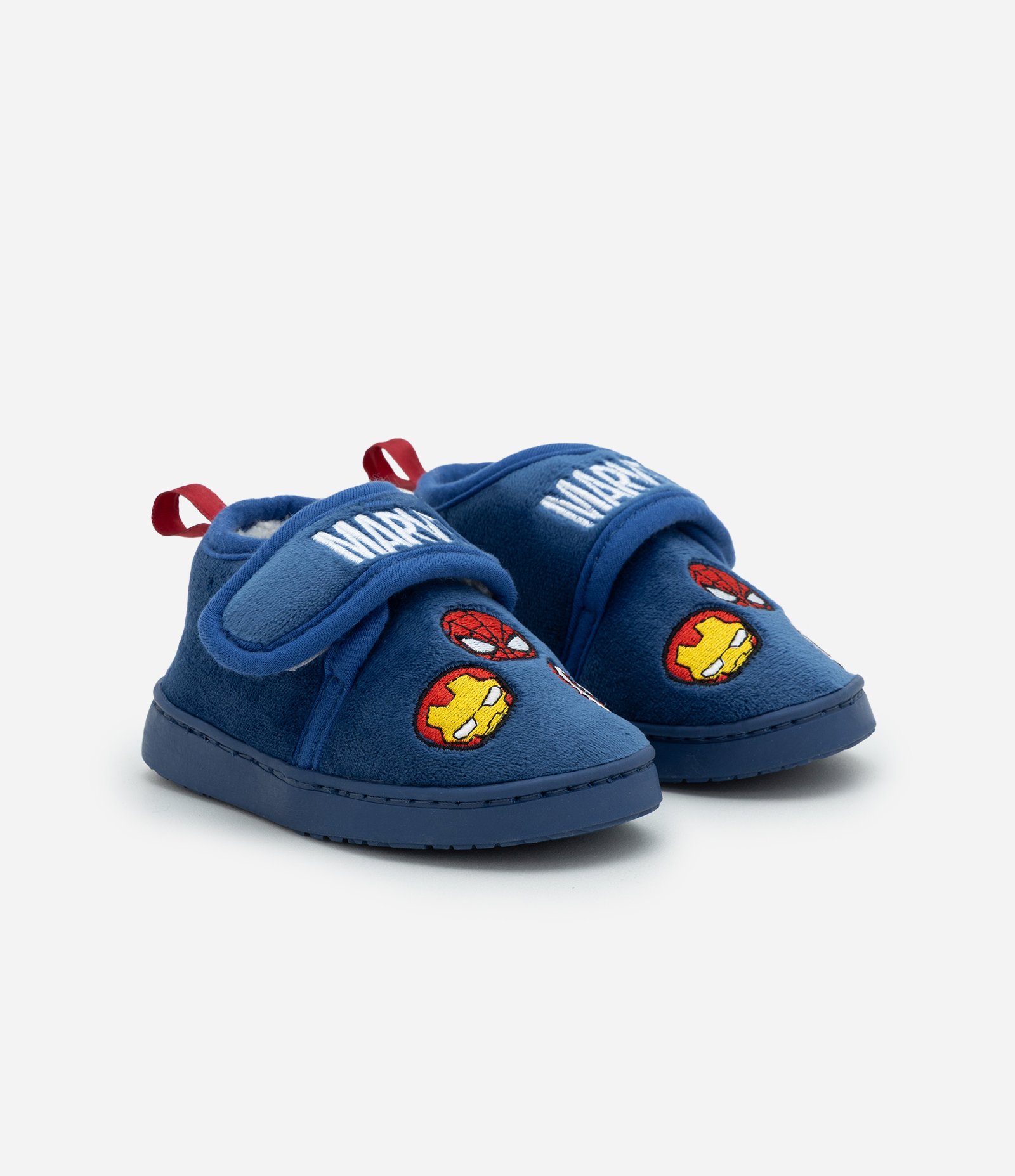 Pantufa Infantil Fechada Mini Heróis – Tam 19 a 28 Azul 1