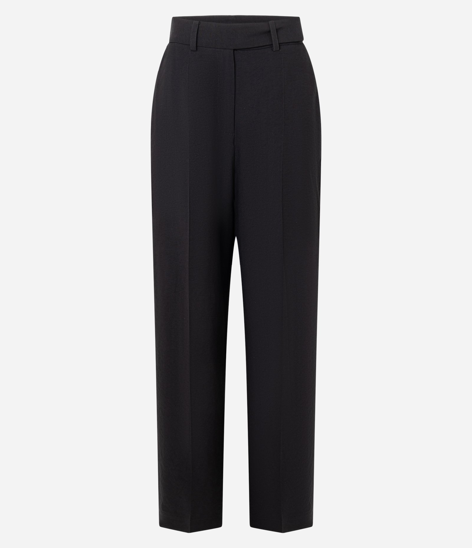 Calça Pantalona Alfaiatada com Cintura Alta Preto 5