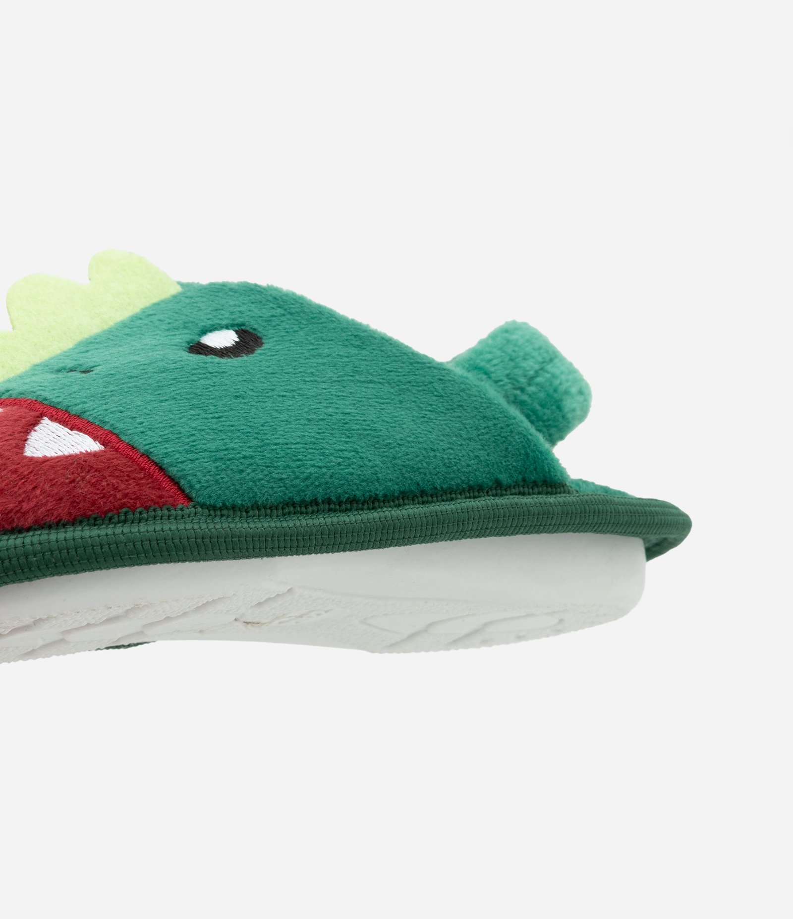 Pantufa Infantil Dinossauro com Elástico – Tam 21 a 28 Verde 3