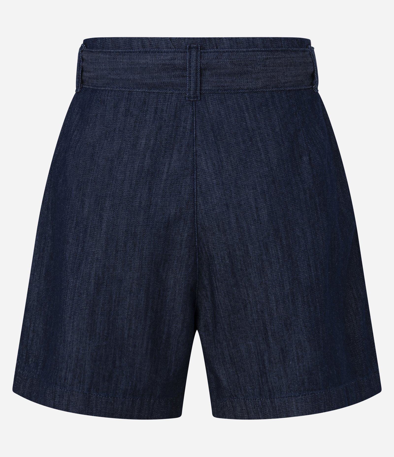 Short Cintura Alta em Jeans com Fivela Diiferenciada no Cinto Escuro 6